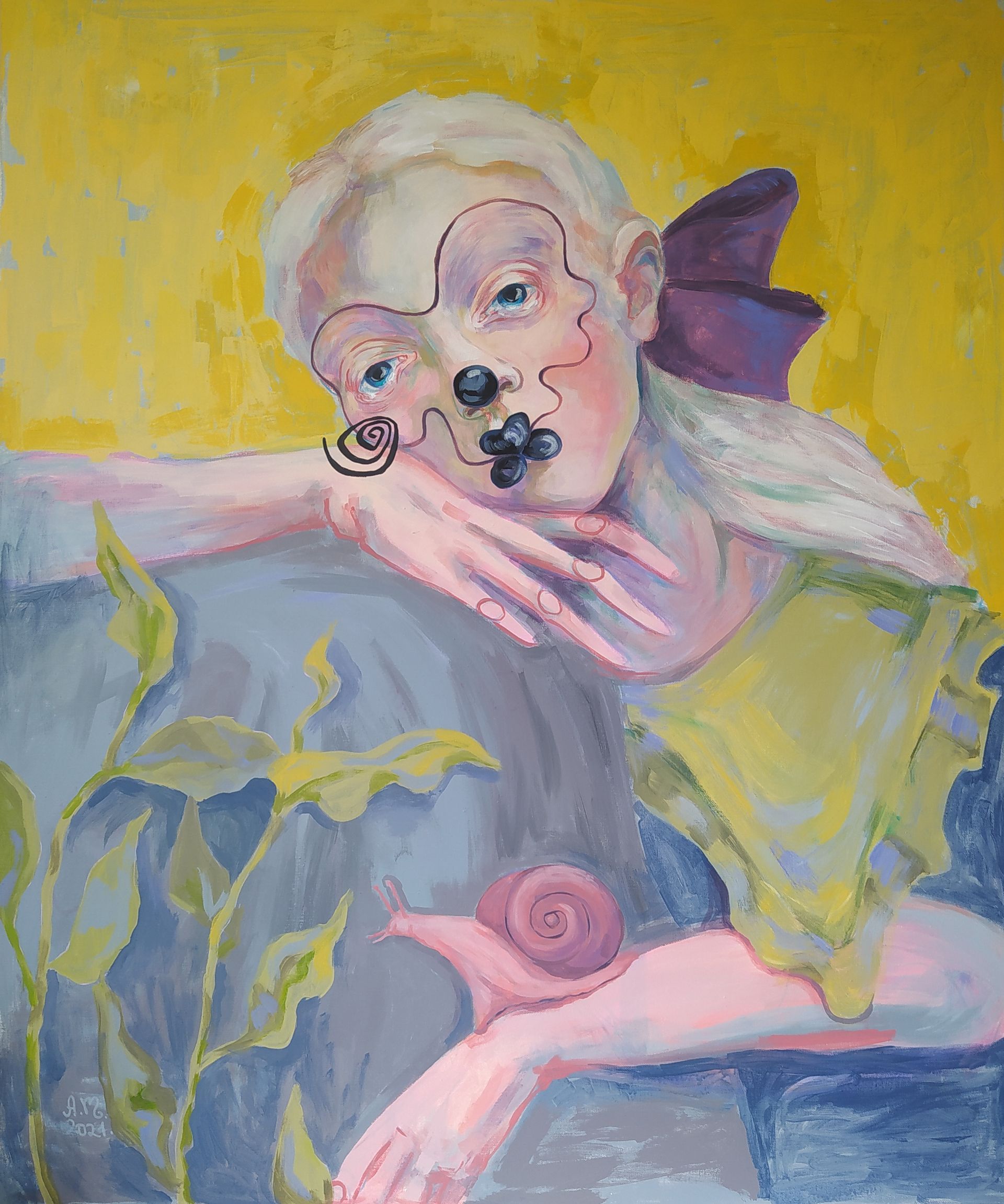 Анастасия Акулова (Картина, живопись - 
                  100 x 120 см) Мой возлюбленный всех прекраснее