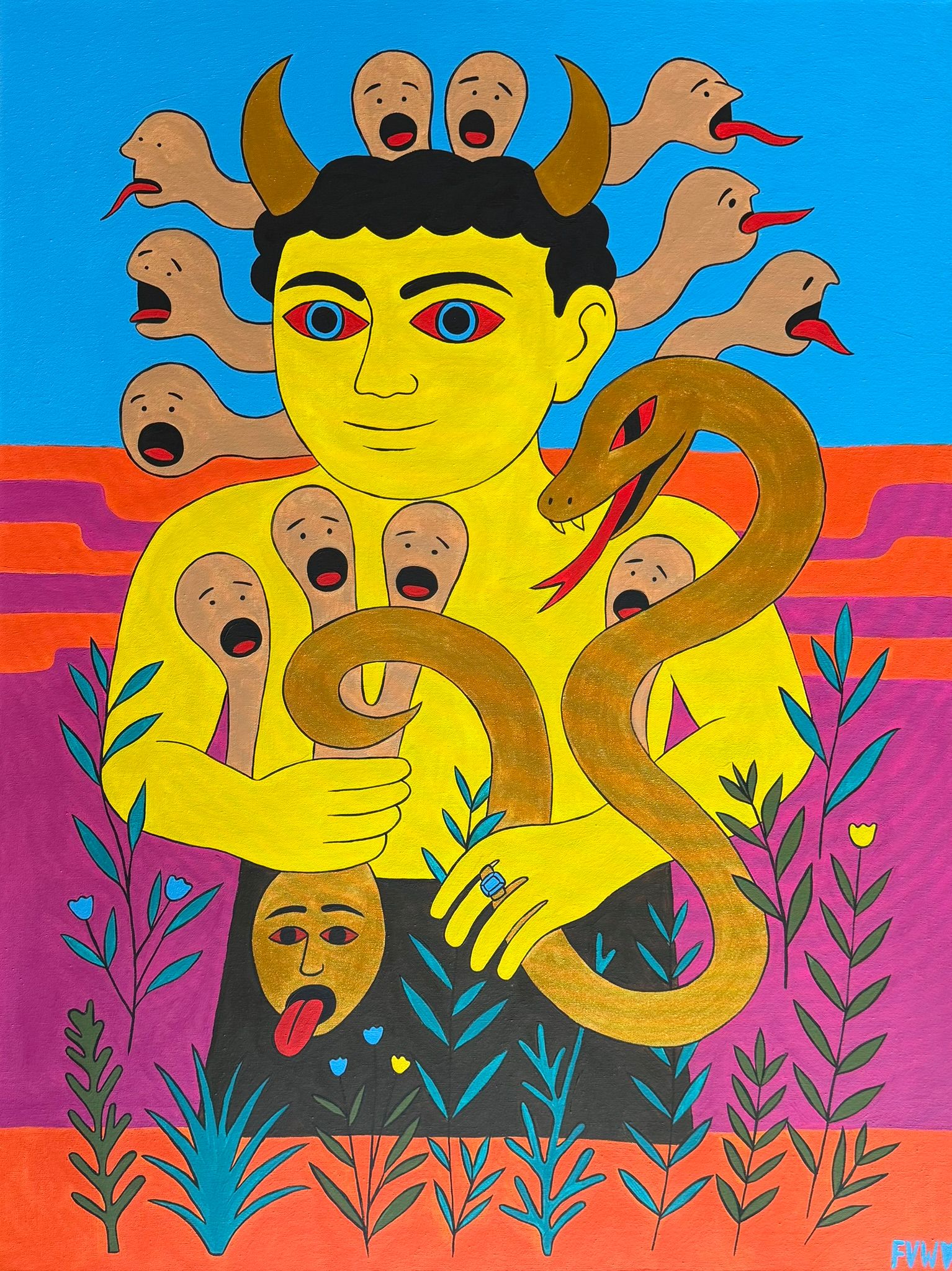 Виолетта Киселева (Картина, живопись - 
                  60 x 80 см) Внутренний хор