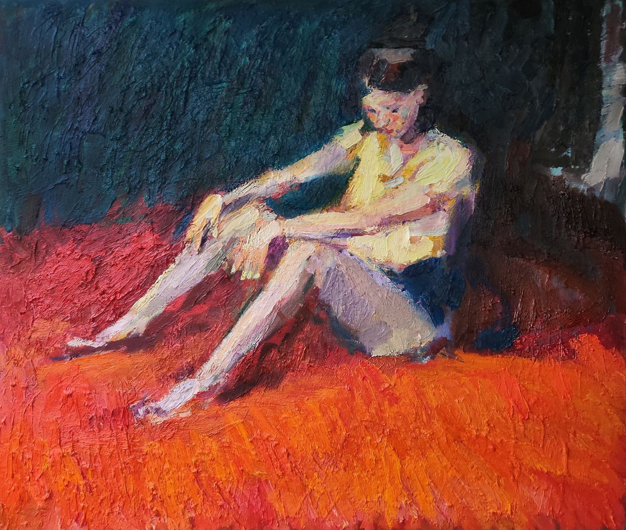 Пётр Петяев (Картина, живопись - 
                  140 x 120 см) Обида