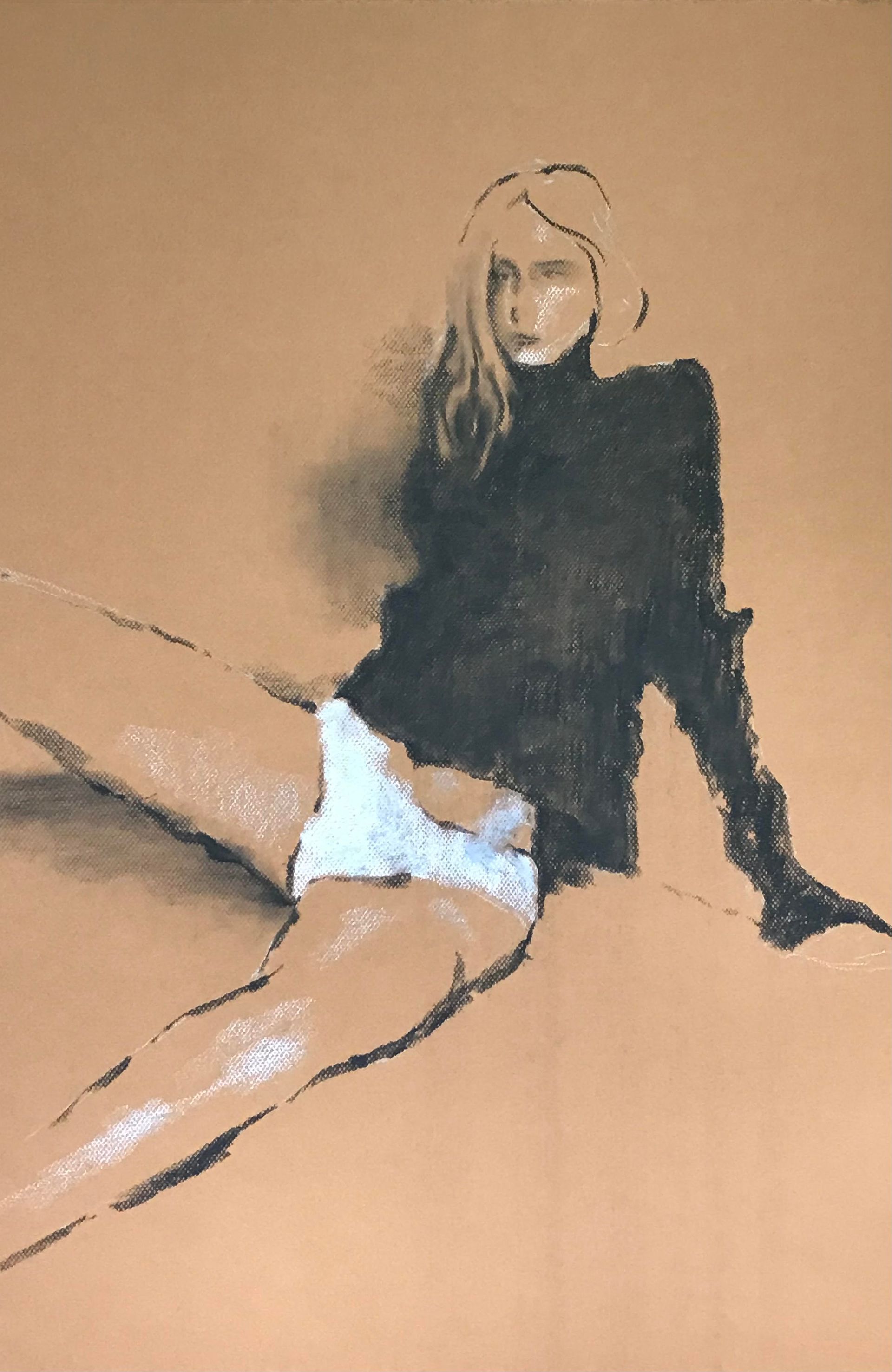 Станислав Банкасов (Авторская графика - 
                  40 x 55 см) Пять минут. Five minutes