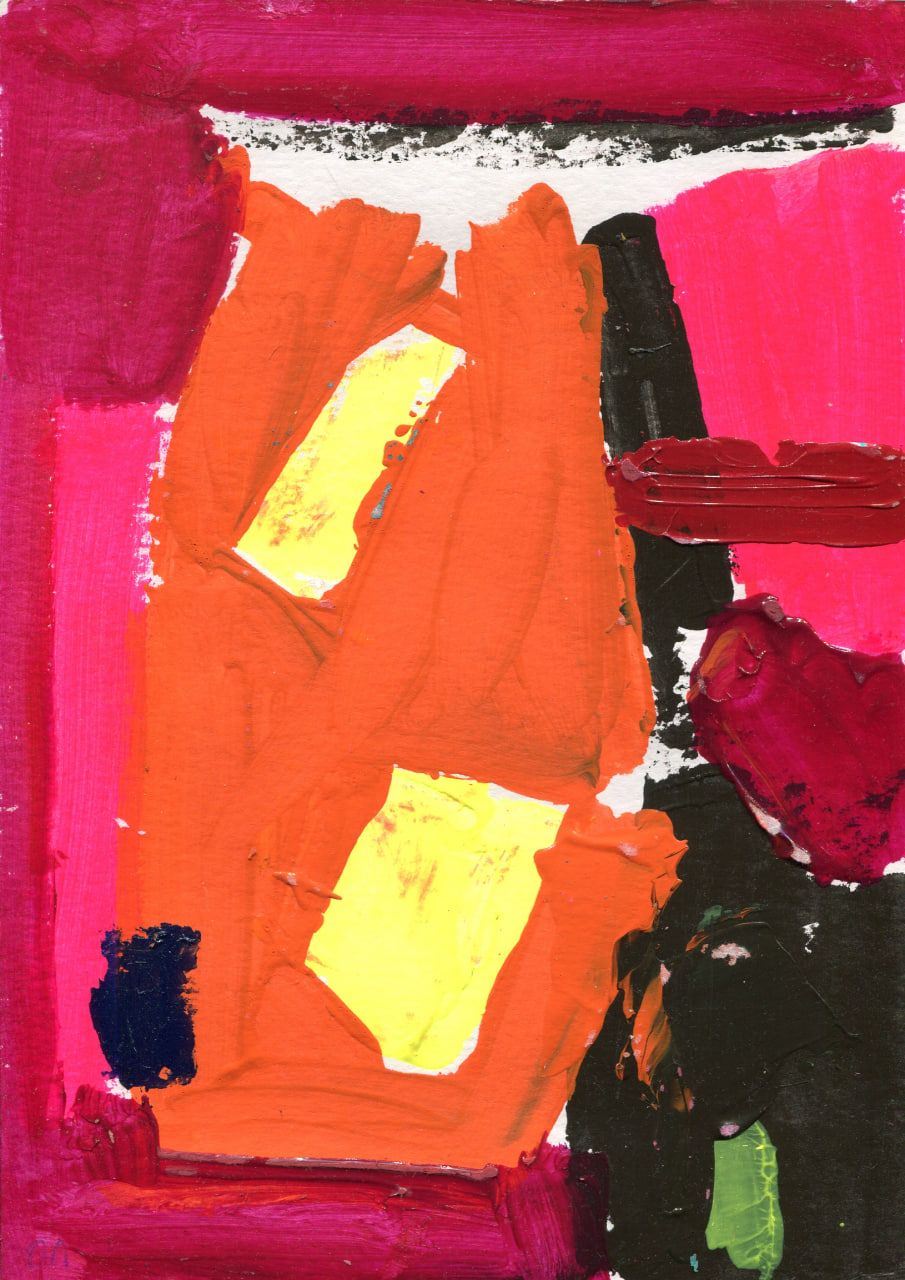 Олеся Лишаева (Авторская графика - 
                  21 x 30 см) Яблоки на столе