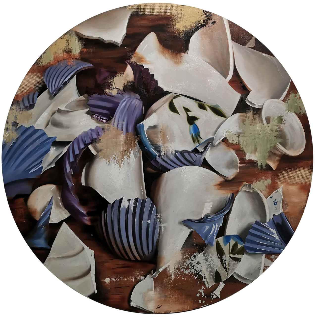 Денис Шевчук (Графика цифровая (принты) - 
                  50 x 50 см) На Счастье