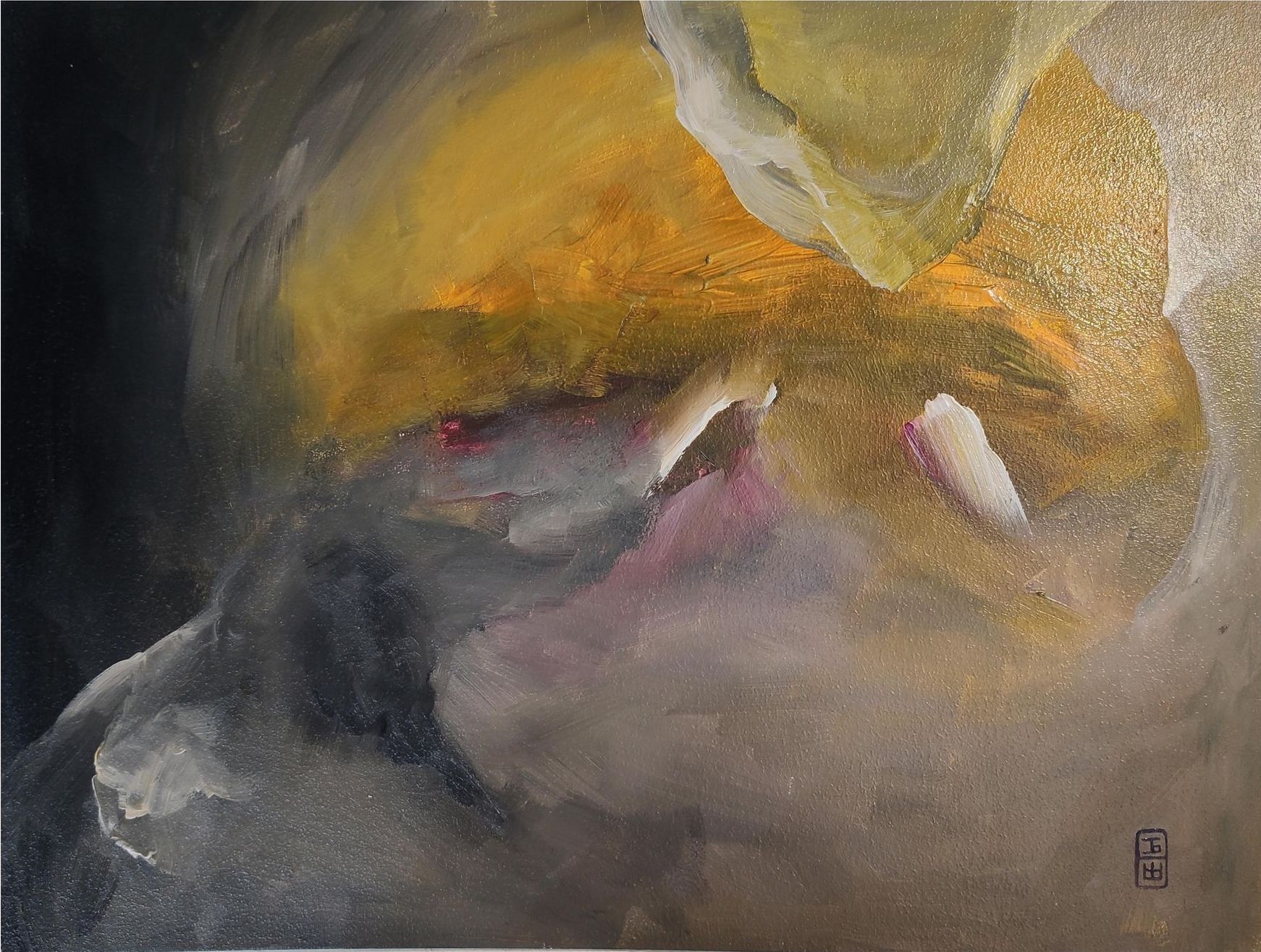 Женя Шарвина (Авторская графика - 
                  40 x 30 см) Форма ничего №2