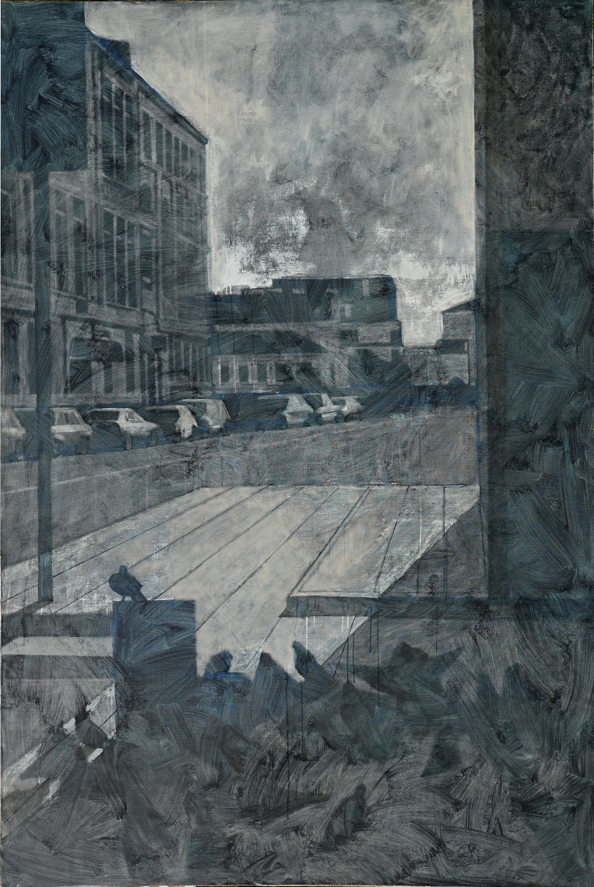 Николай Пак (Картина, живопись - 
                  135 x 200 см) Голуби