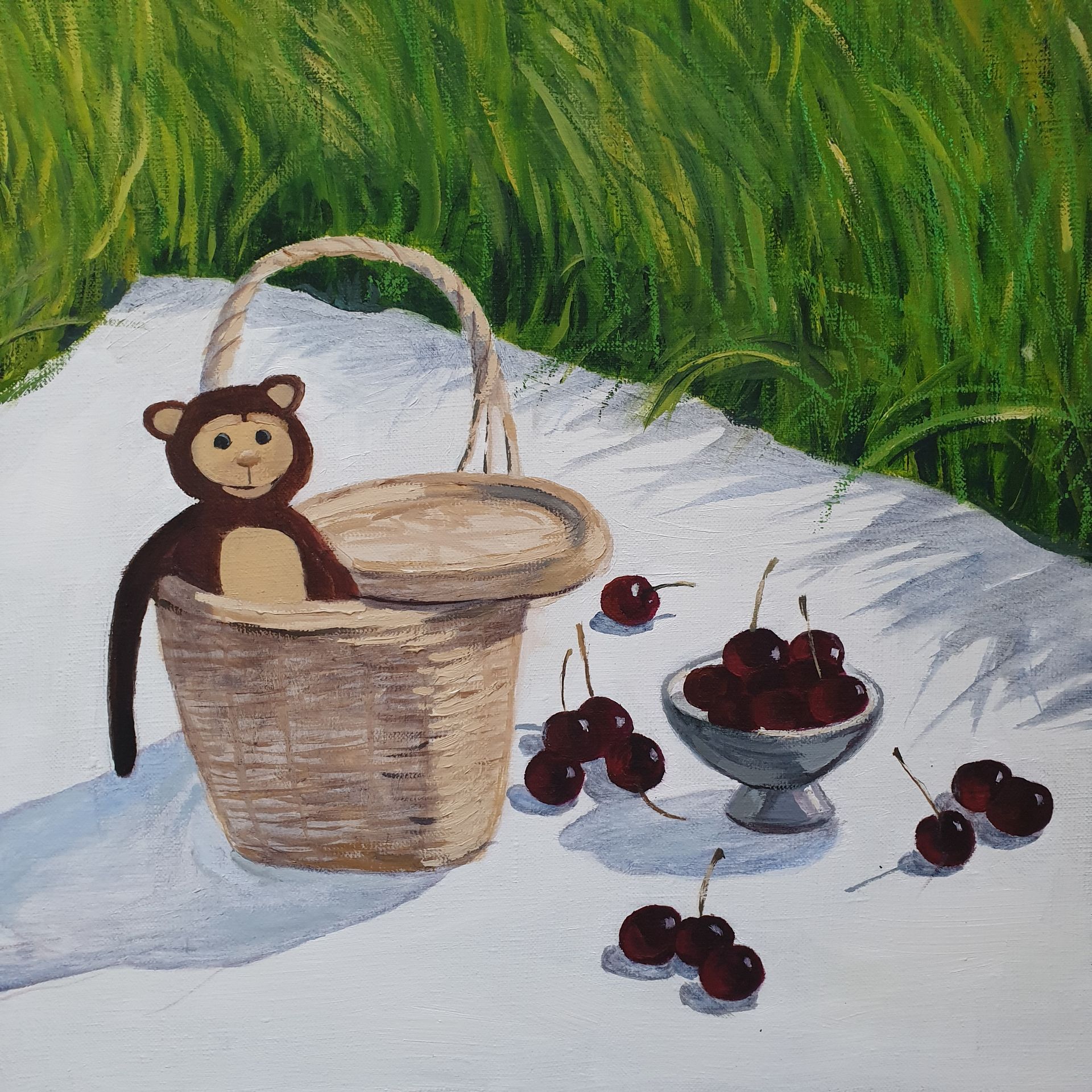 Юлия Арюшина (Картина, живопись - 
                  40 x 40 см) Jane