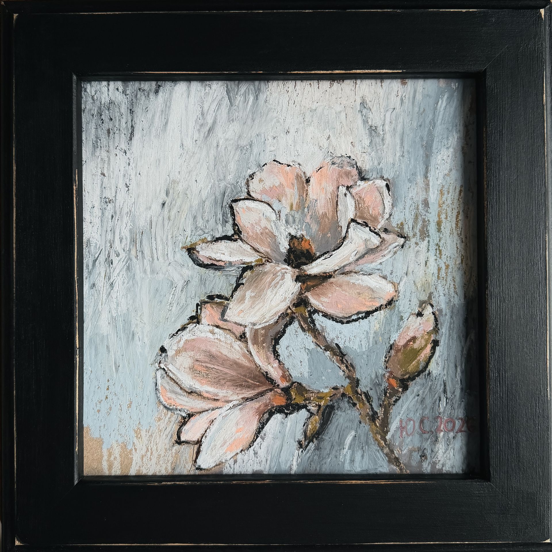 Светлана Юматова (Картина, живопись - 
                  27 x 27 см) Про весну