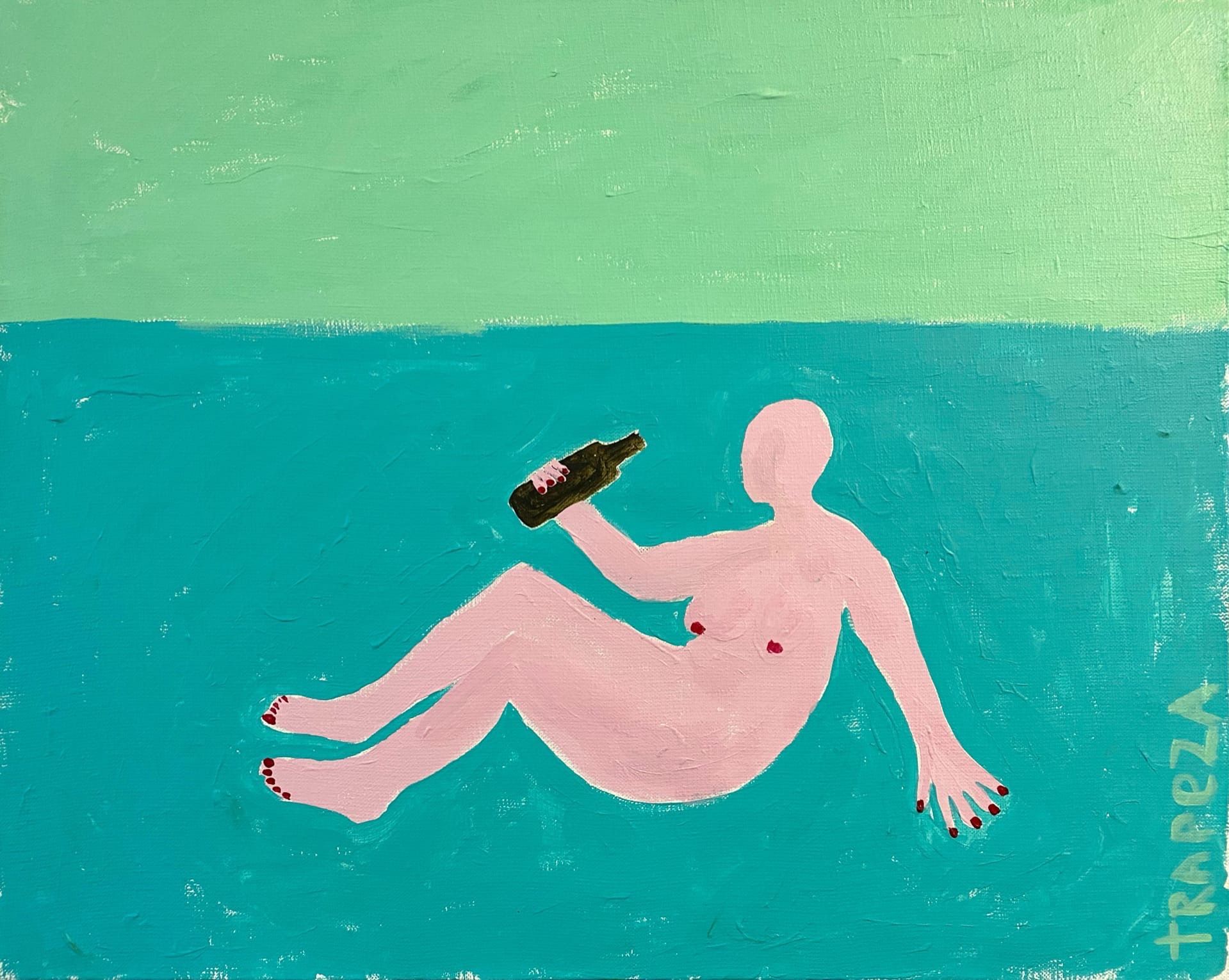 Анастасия Трапезникова (Картина, живопись - 
                  50 x 40 см) THE SEASIDE