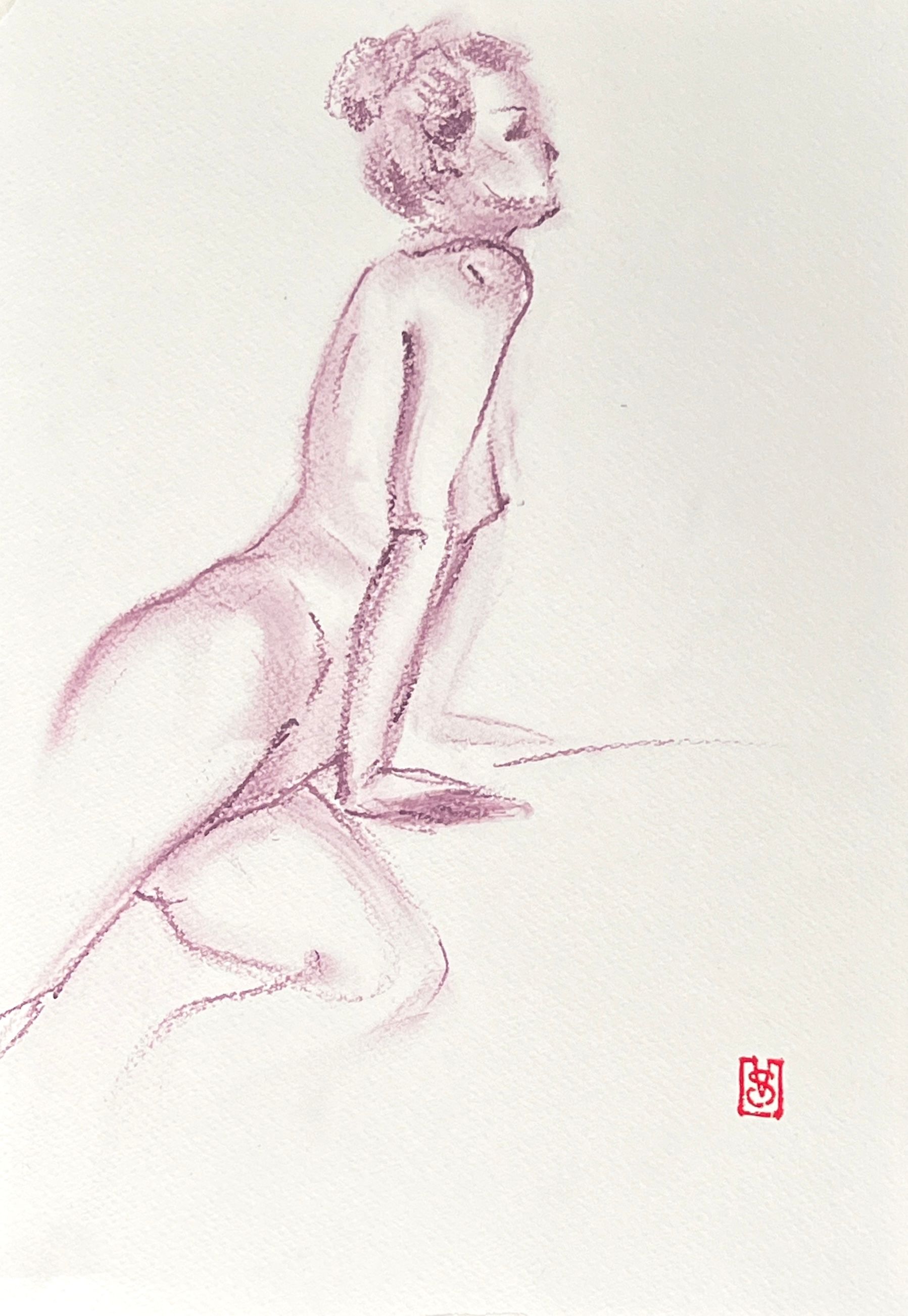 Виктория Севастьянова (Авторская графика - 
                  21 x 30 см) Nu sketch