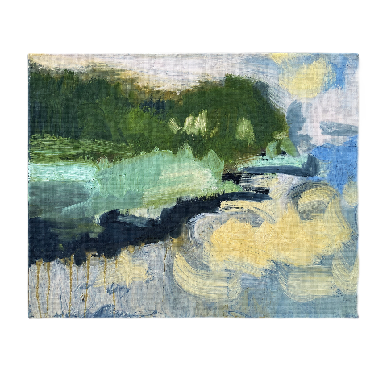 Карина Еганян (Картина, живопись - 
                  50 x 40 см) Озеро II