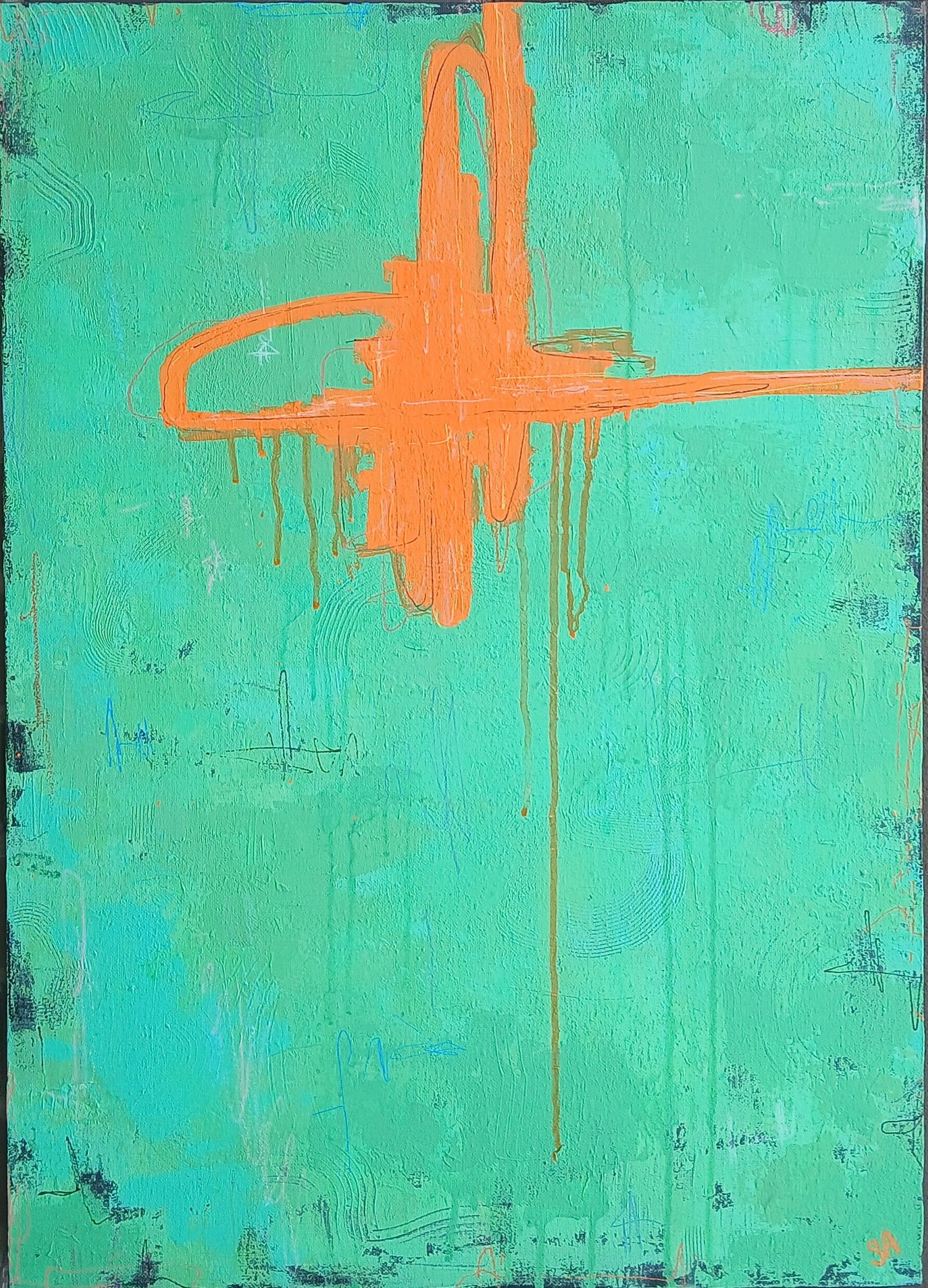 Анастасия Семенцул (Картина, живопись - 
                  50 x 70 см) Внутри души