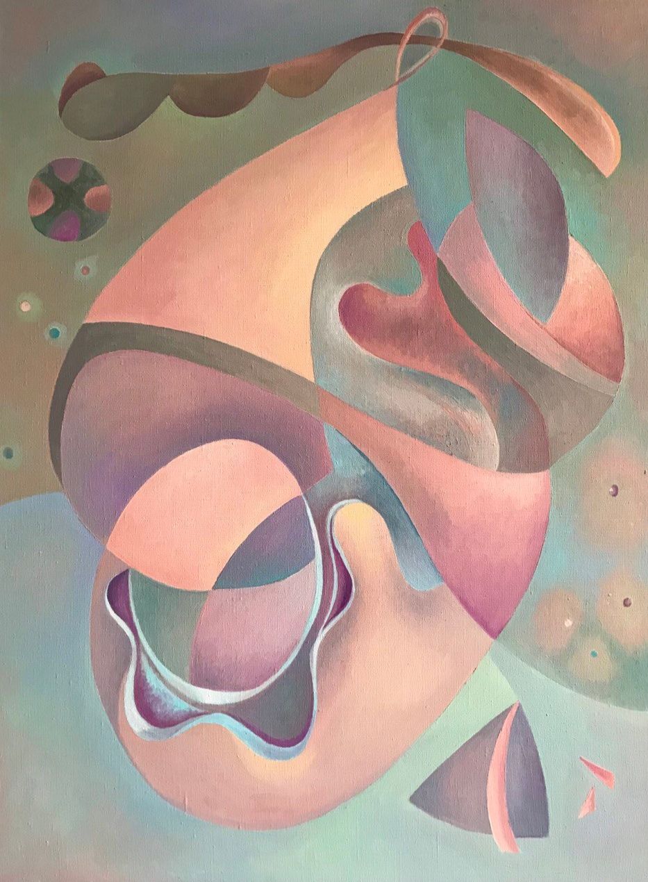 Марина Тийк (Картина, живопись - 
                  60 x 80 см) The energy of a life