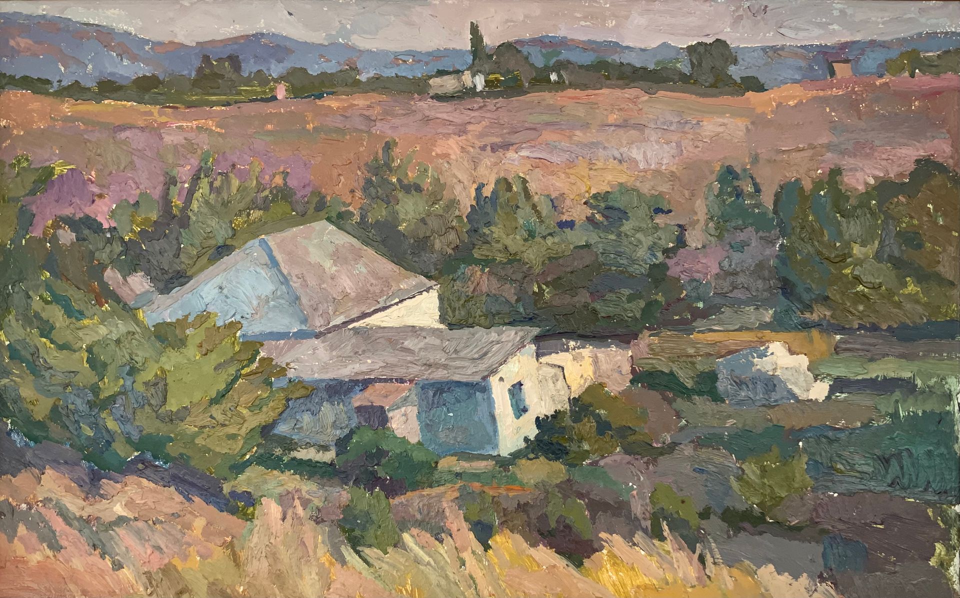 Елизавета Тульчинская (Картина, живопись - 
                  53.2 x 34.8 см) Керчь. Этюд