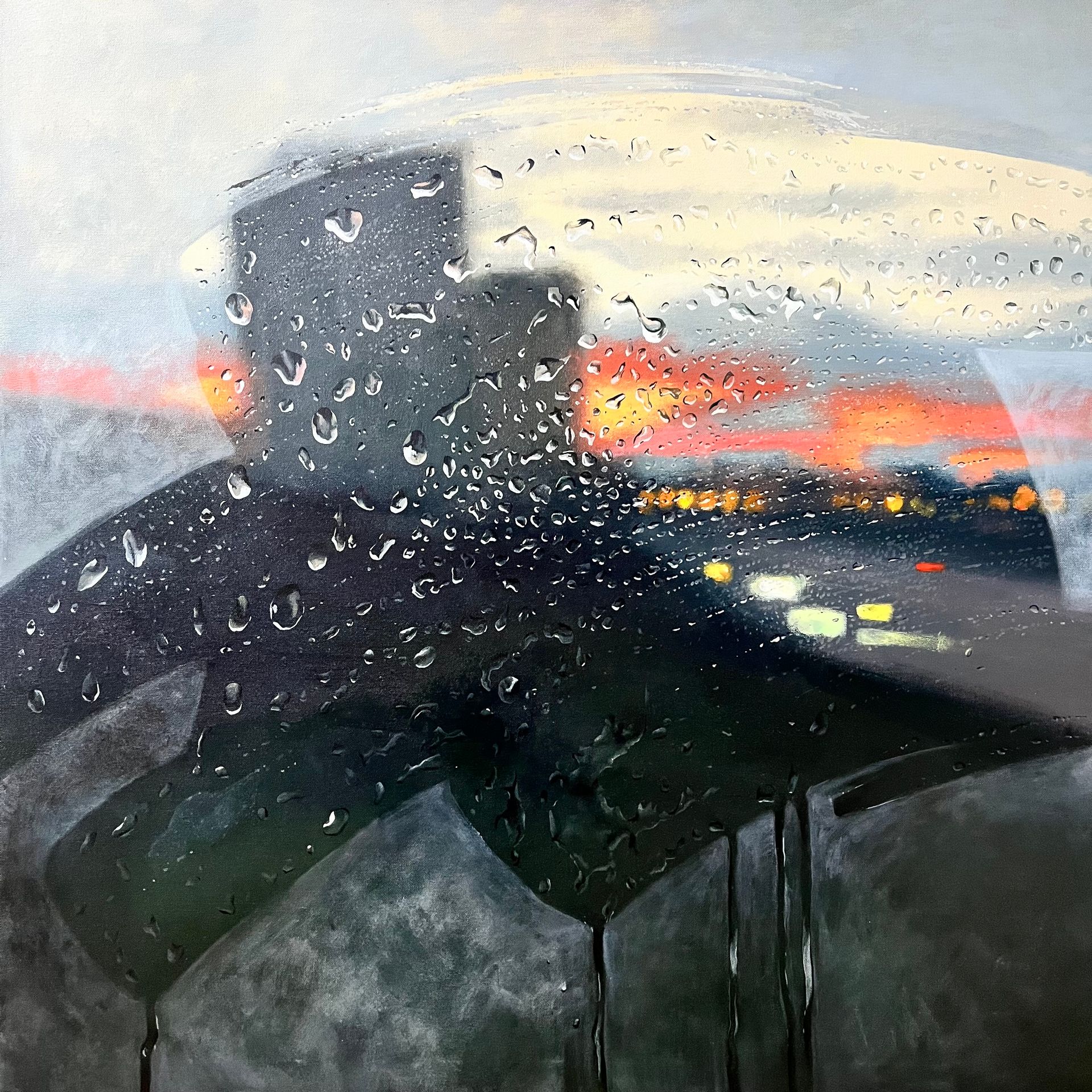 Александра Курьянова (Картина, живопись - 
                  90 x 90 см) Длинный путь