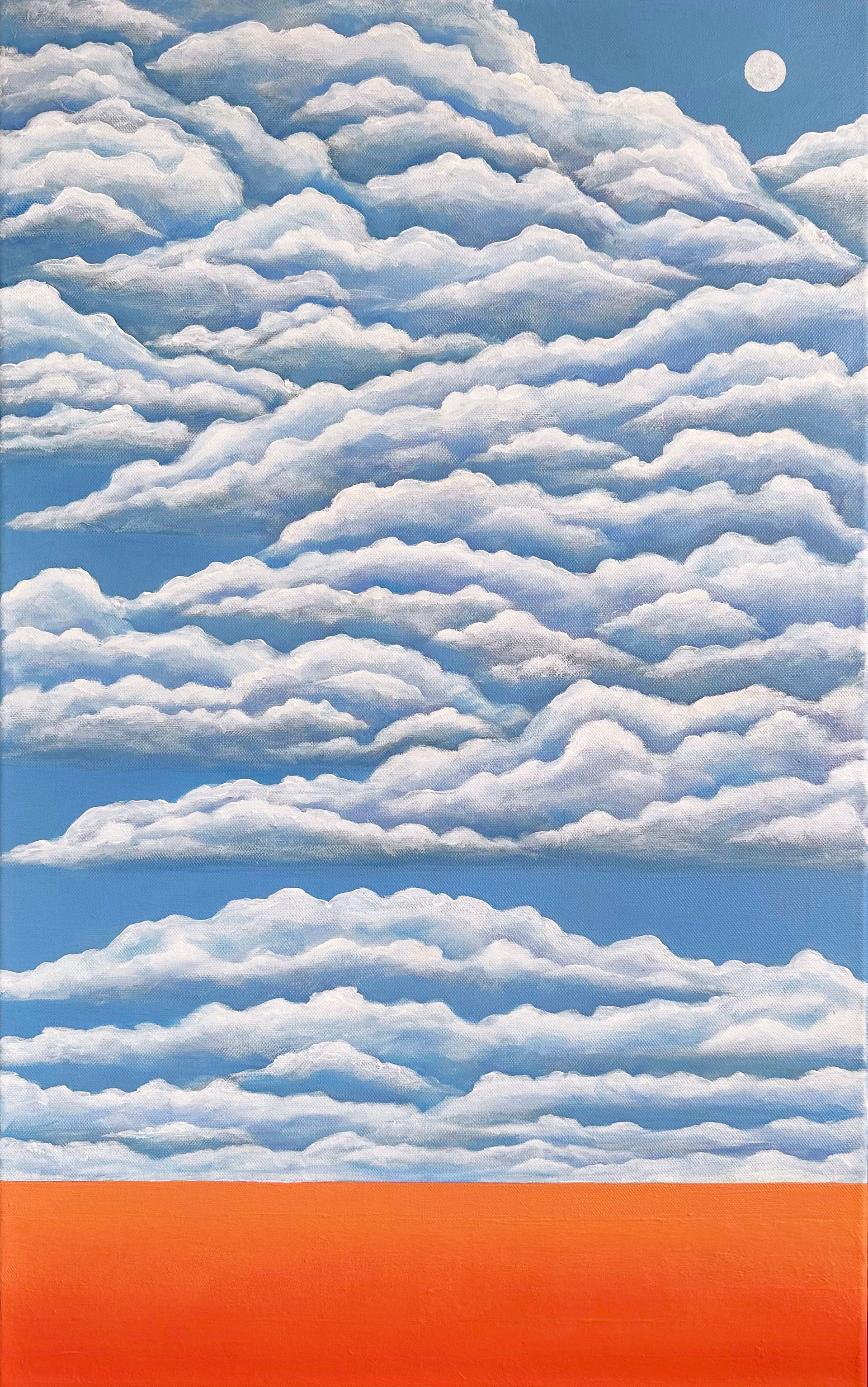 Юлия Мананникова (Картина, живопись - 
                  50 x 80 см) Huge Clouds