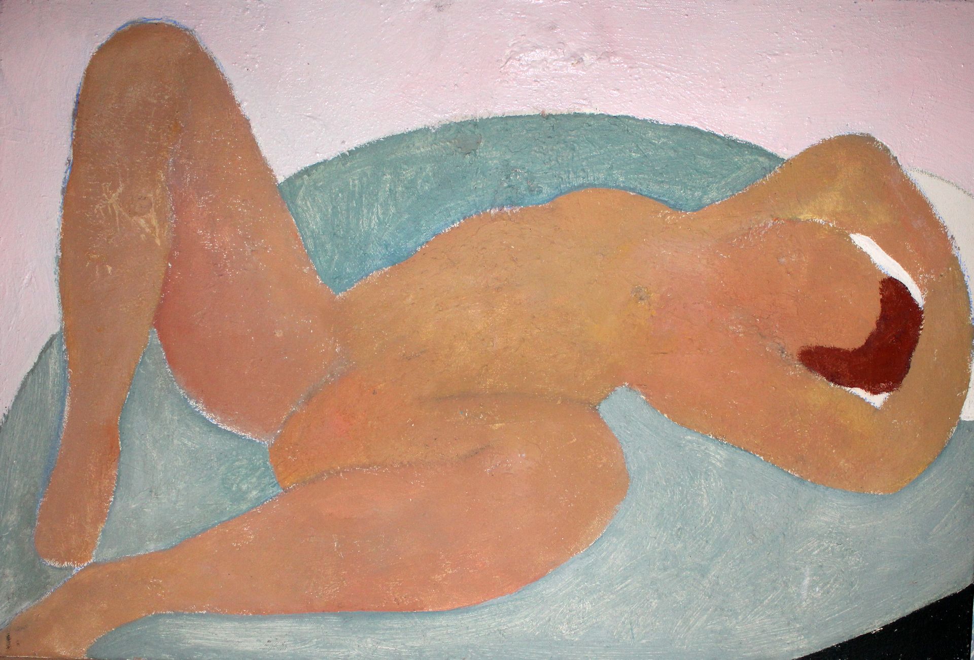 Яков Хомич (Картина, живопись - 
                  90 x 65 см) Обнаженная на кушетке