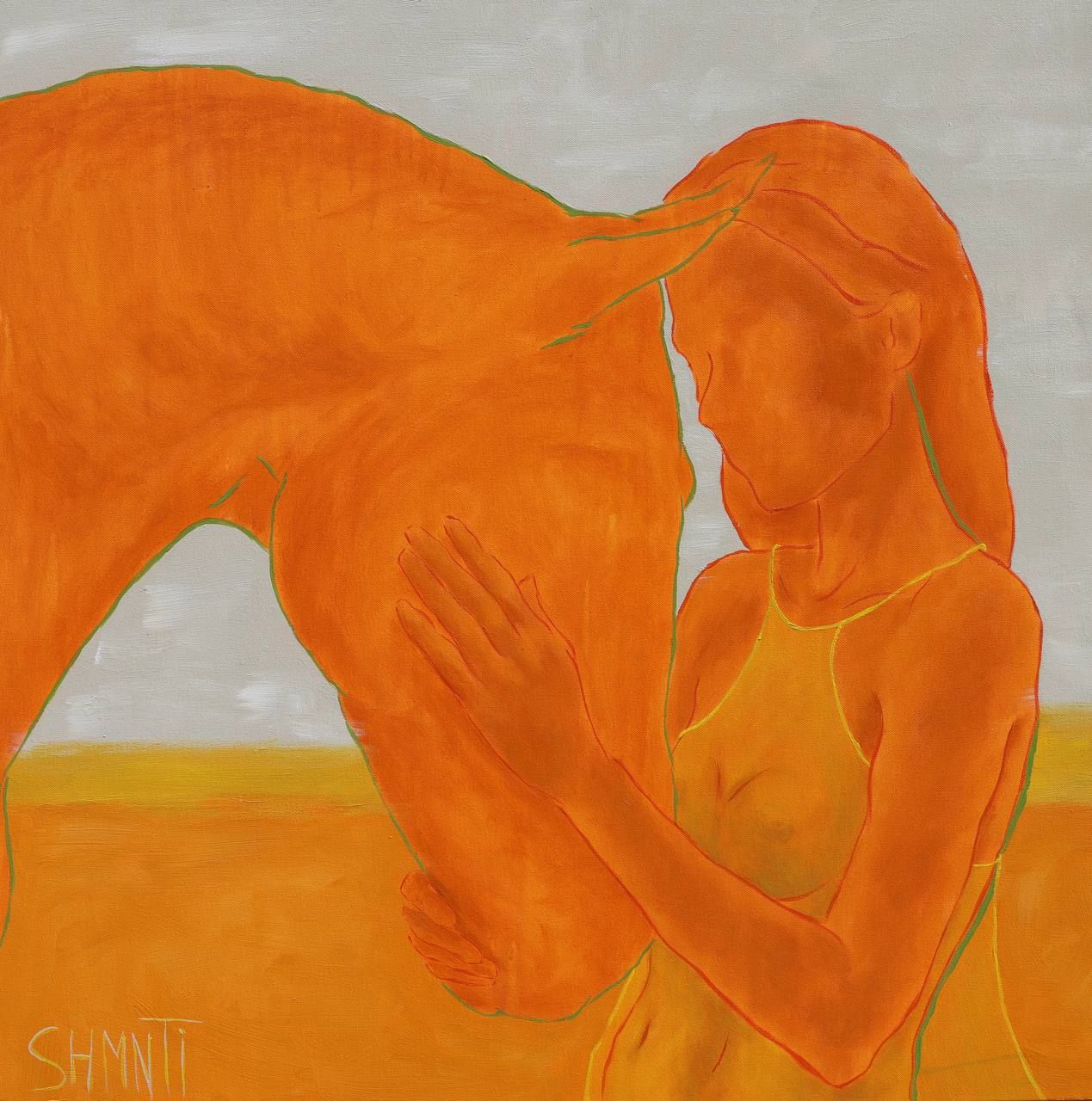 Shomina Ti (Картина, живопись - 
                  90 x 90 см) Доверие
