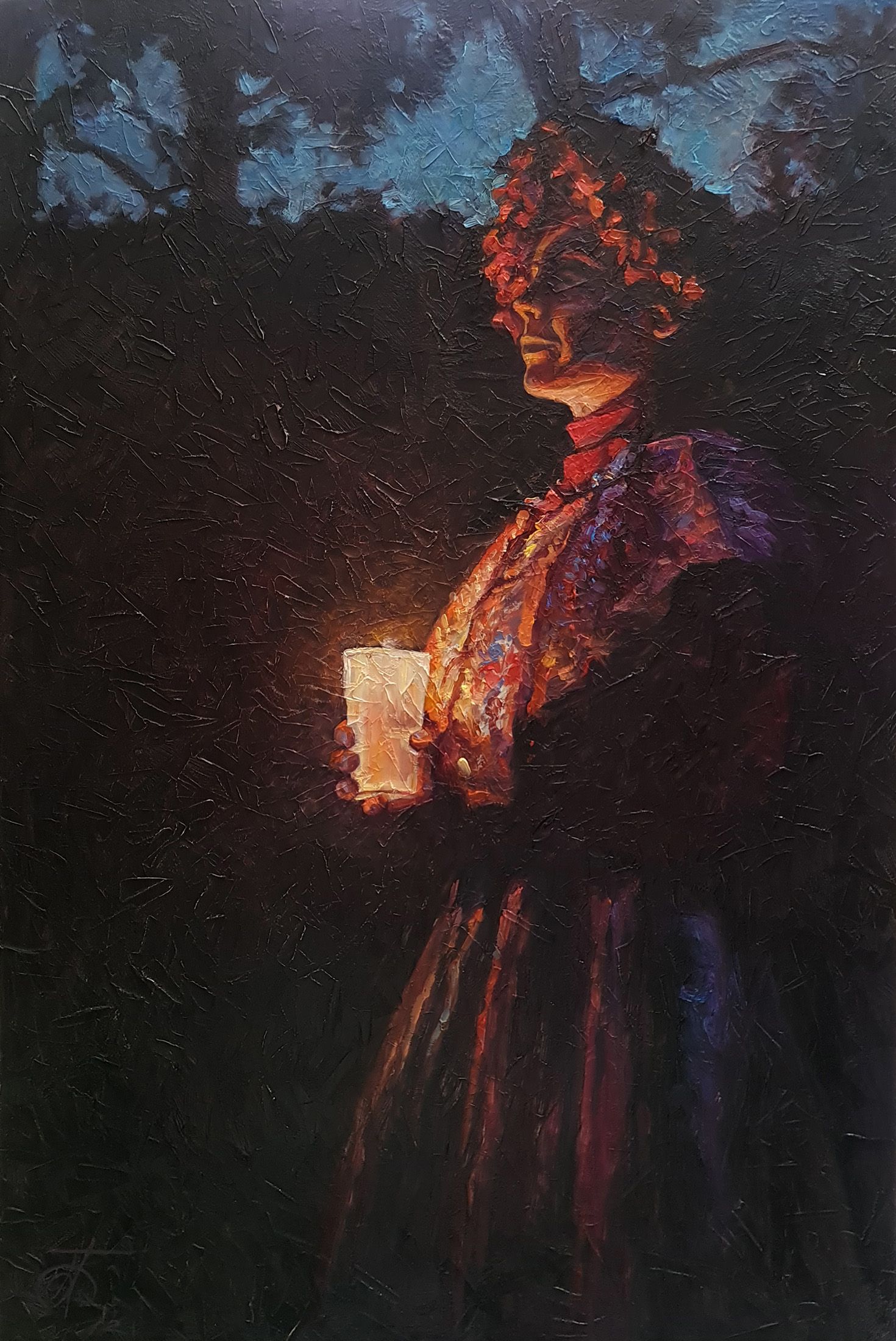 Александр Буданов (Авторская графика - 
                  40 x 60 см) Твой Неугасимый Свет