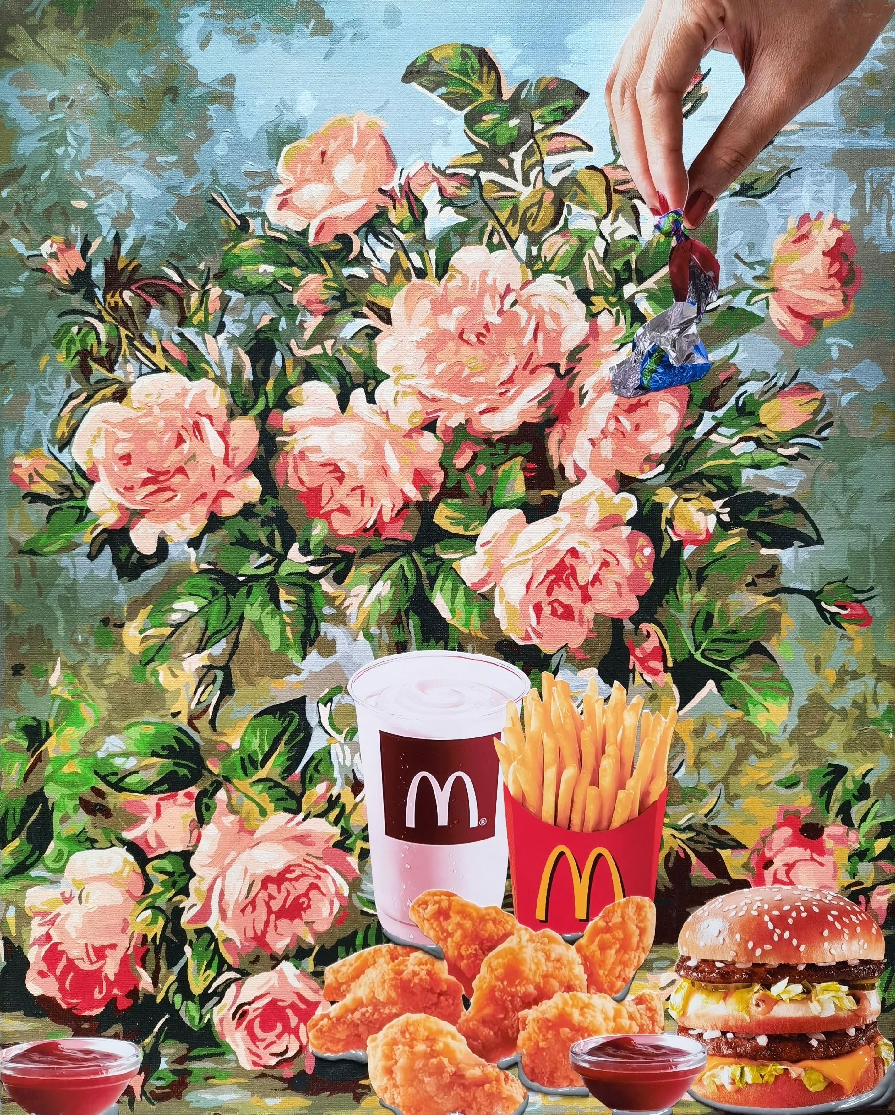 Ирина БАСТ (Картина, живопись - 
                  40 x 50 см) Современный натюрморт