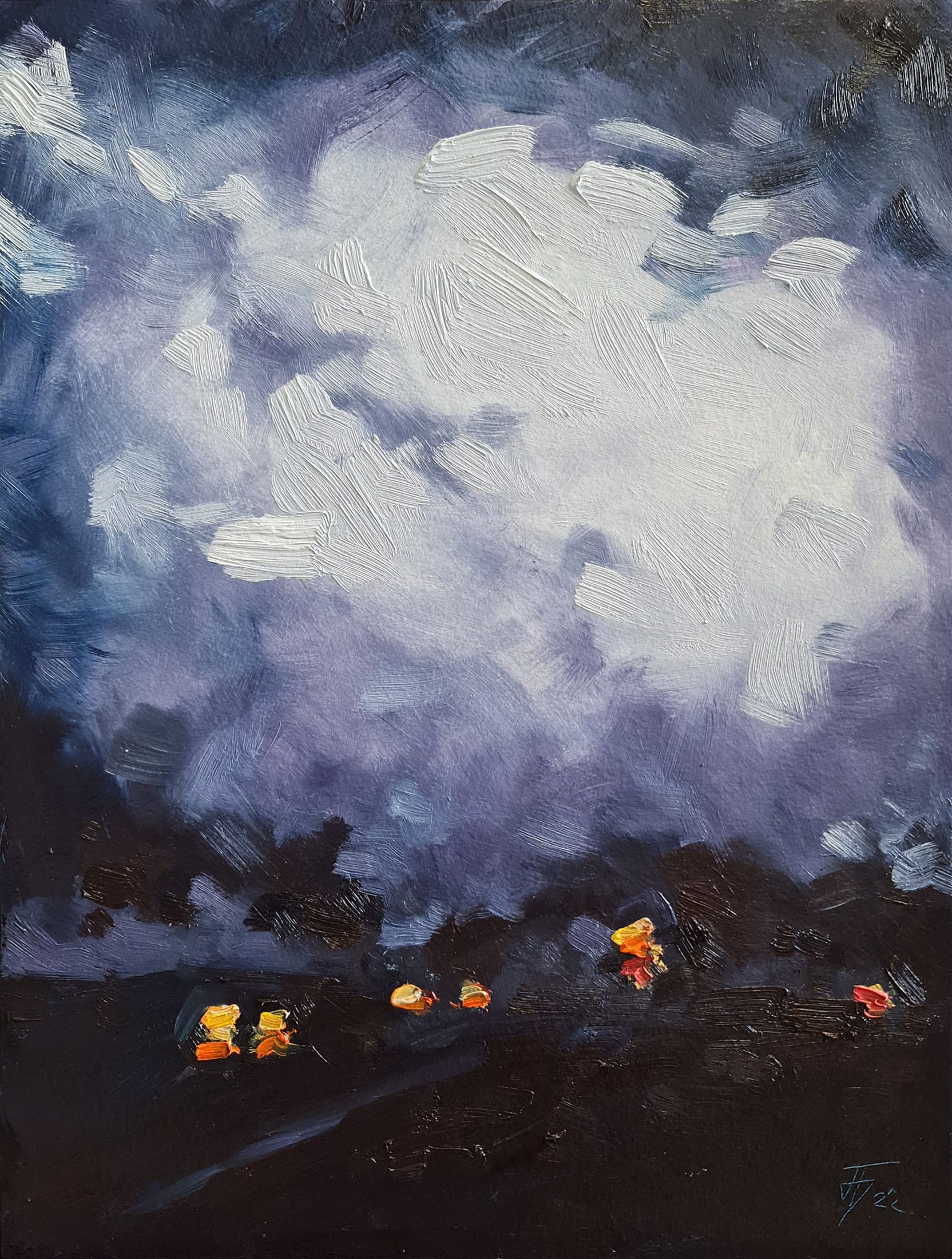 Александр Буданов (Авторская графика - 
                  30 x 40 см) Дорога 6