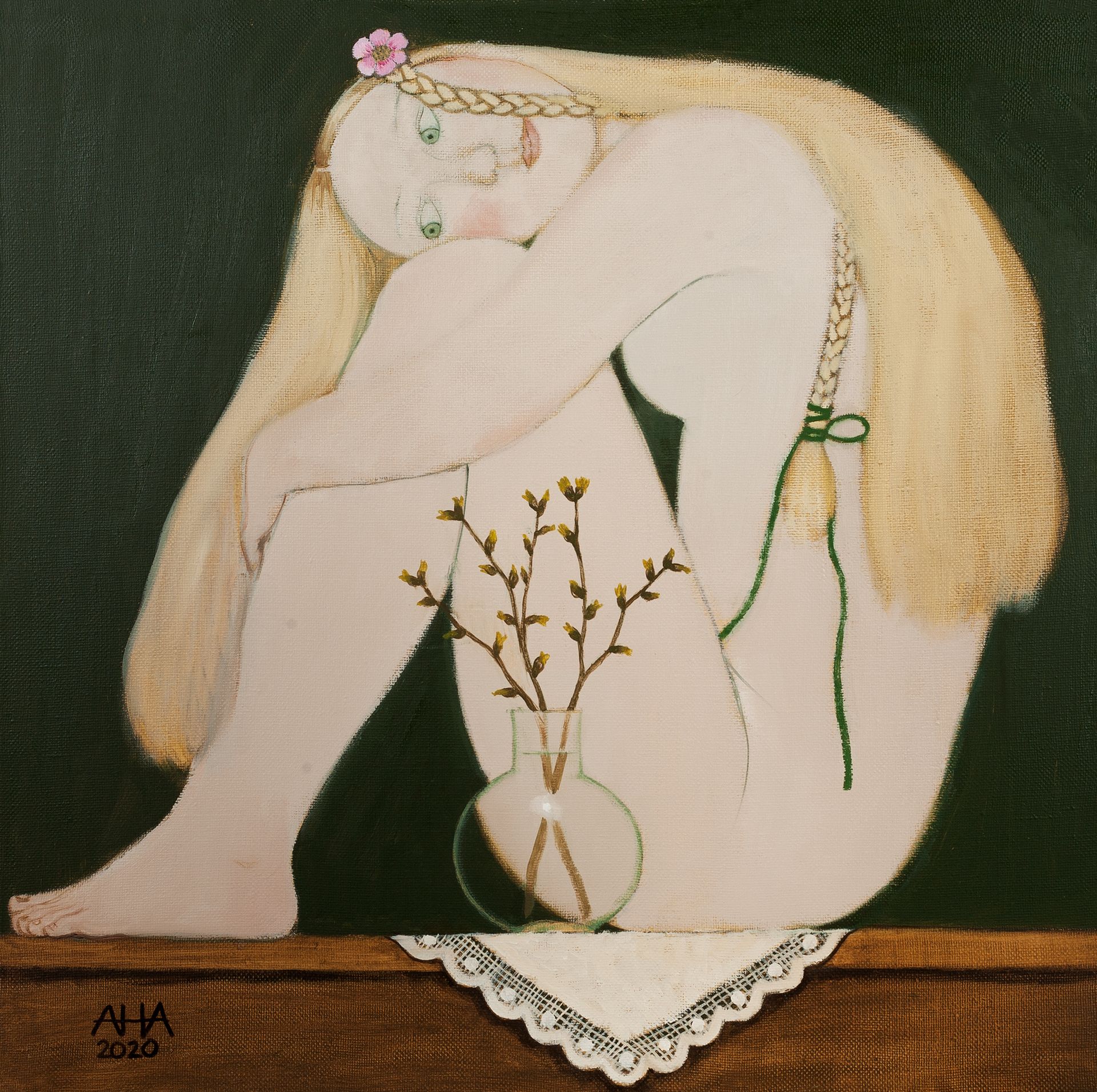 Андрей Аверьянов (Картина, живопись - 
                  60 x 60 см) Весна