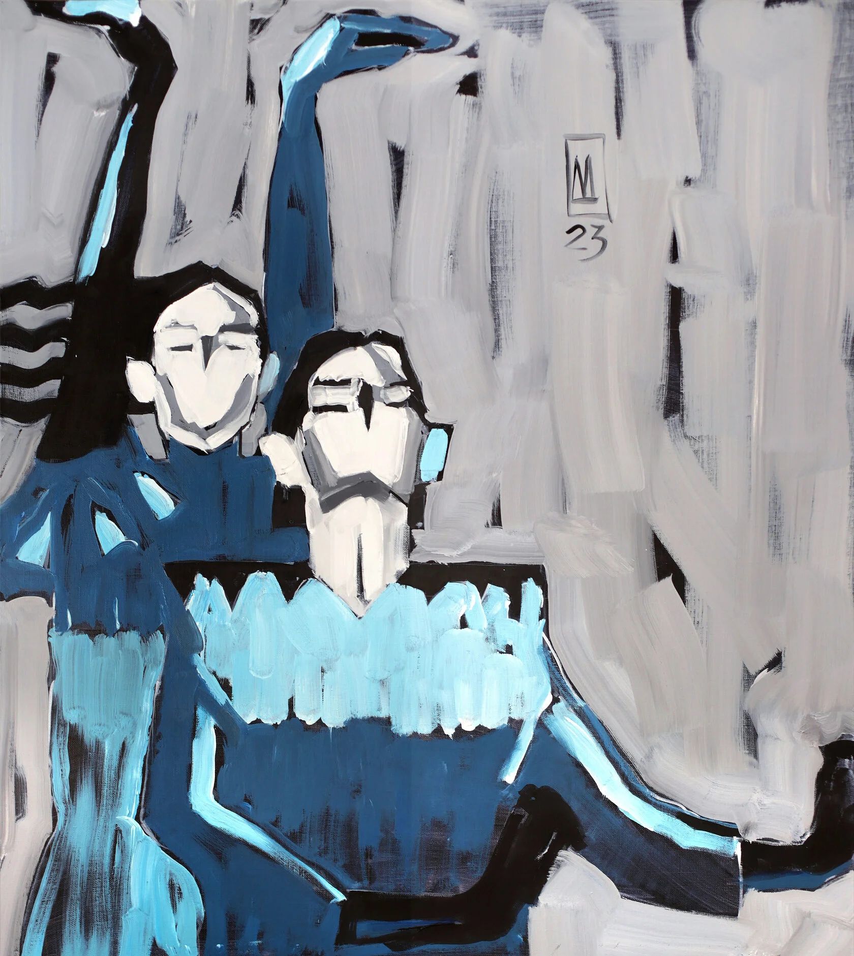 Анастасия Даниленко (Картина, живопись - 
                  80 x 90 см) Танцовщицы