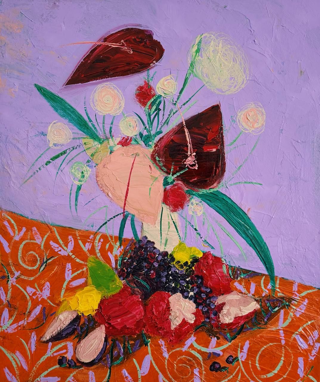 Сардор Эркинов (Картина, живопись - 
                  50 x 60 см) Испанский Натюрморт