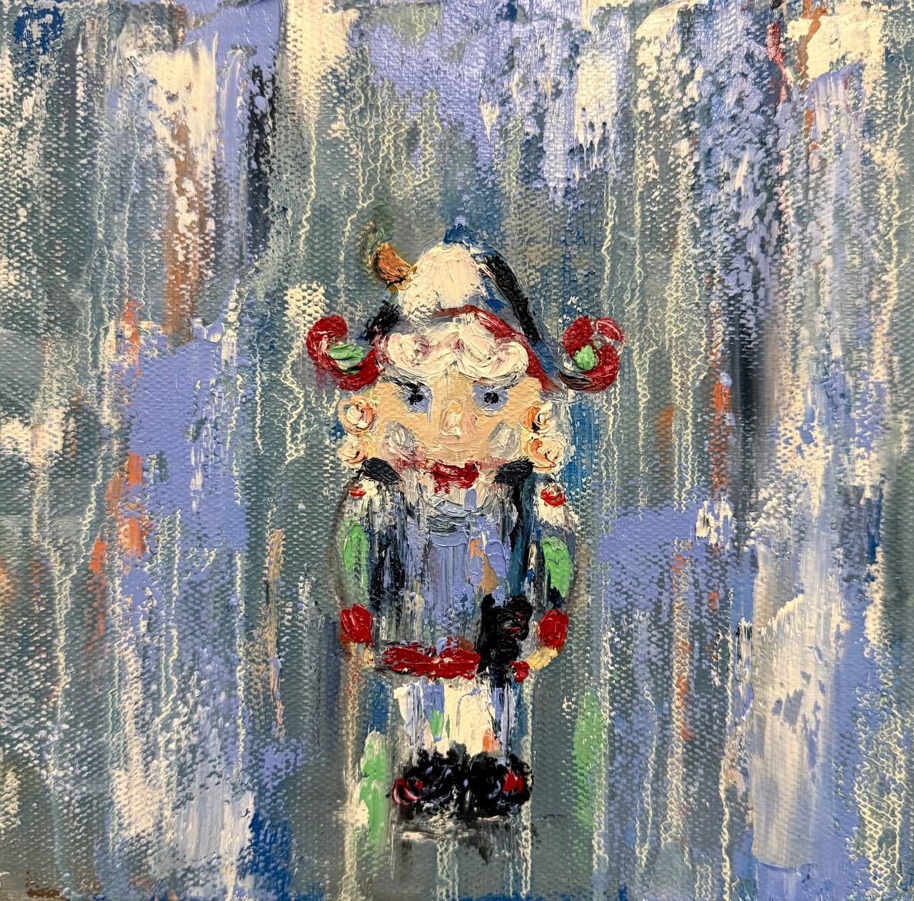 Белла Новинькова (Картина, живопись - 
                  20 x 20 см) Щелкунчик