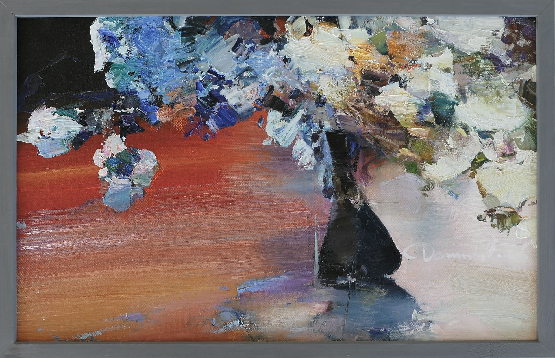 Данил Даниловский (Картина, живопись - 
                  60 x 38 см) Тепло-холодный букет