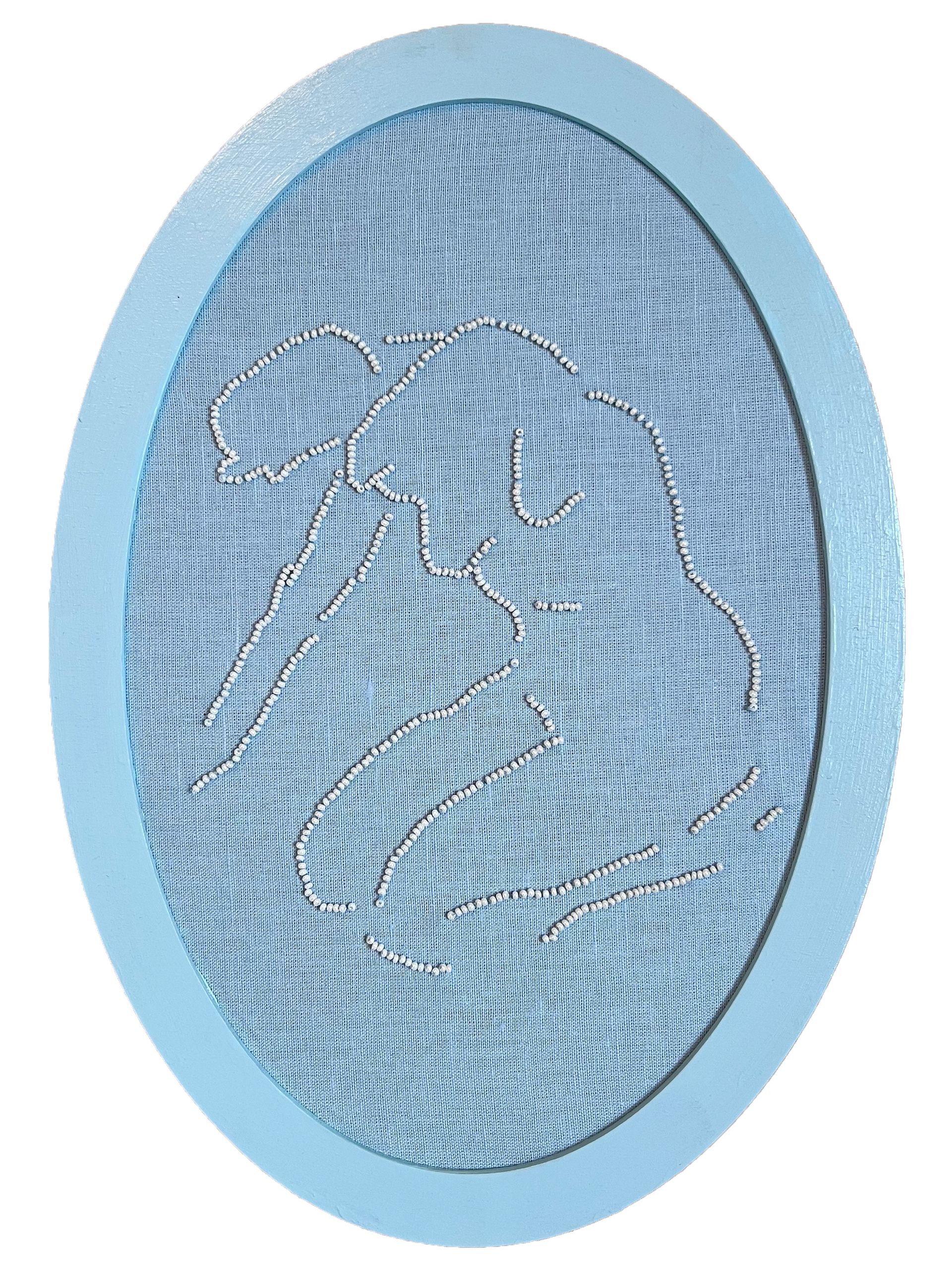 Юлия Шабанова (Вышивка - 
                  24 x 34 см) Очарование линий