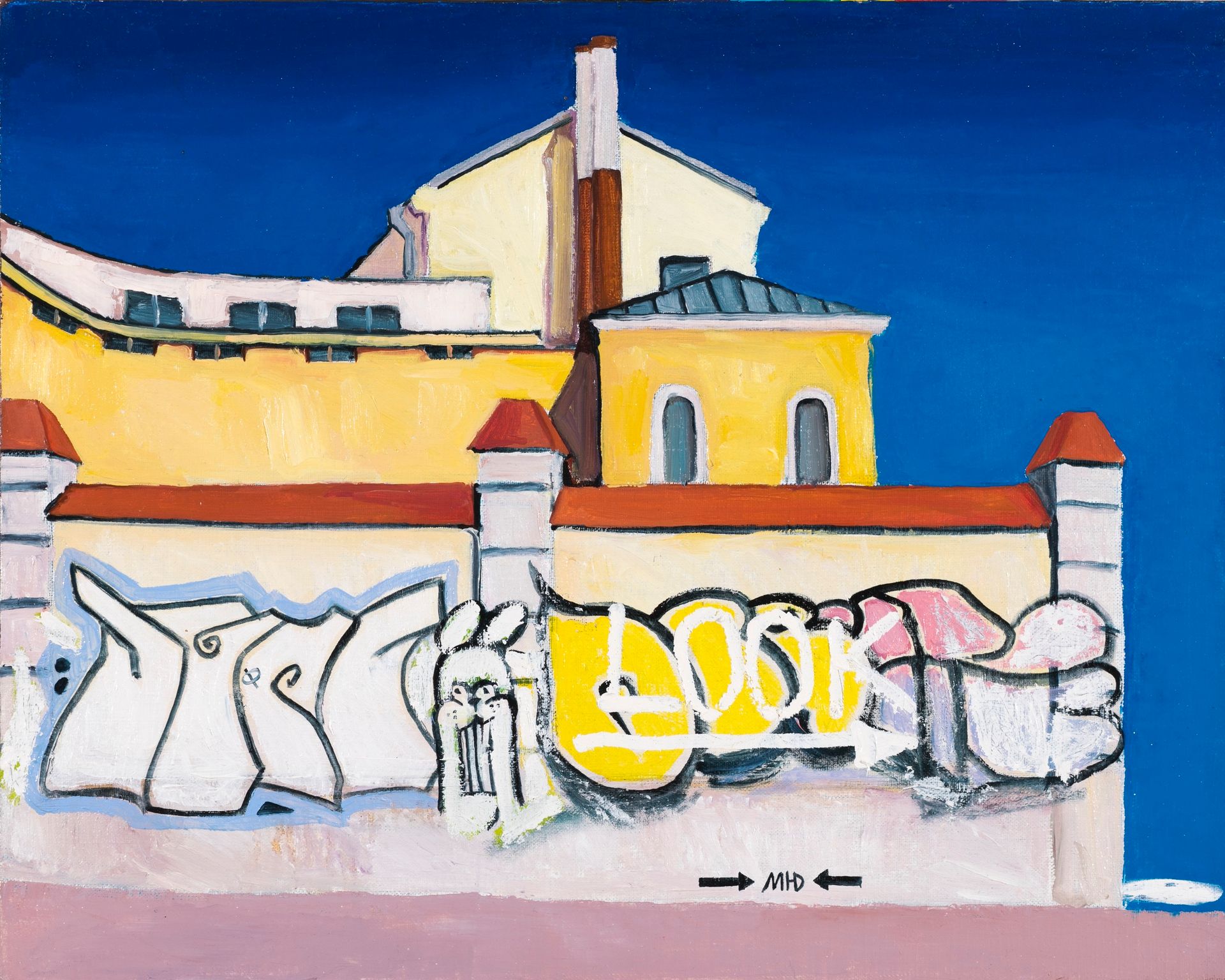 Юлия Малинина (Картина, живопись - 
                  50 x 40 см) Синее небо. Выборг