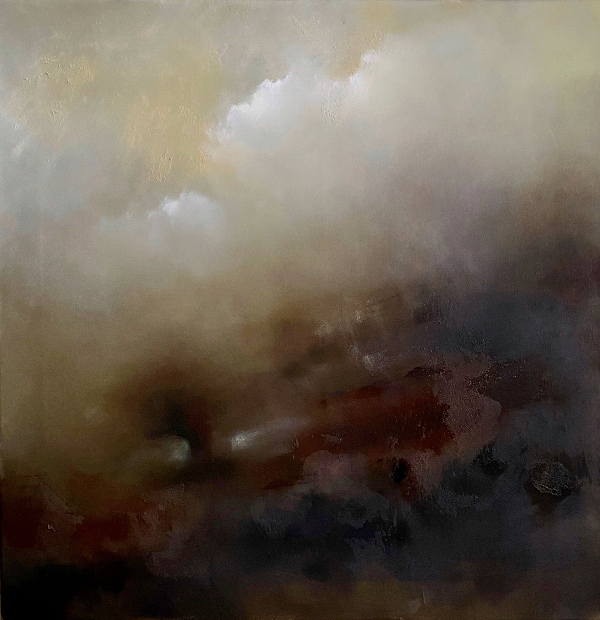 Елена Троянская (Картина, живопись - 
                  70 x 70 см) Прогулка