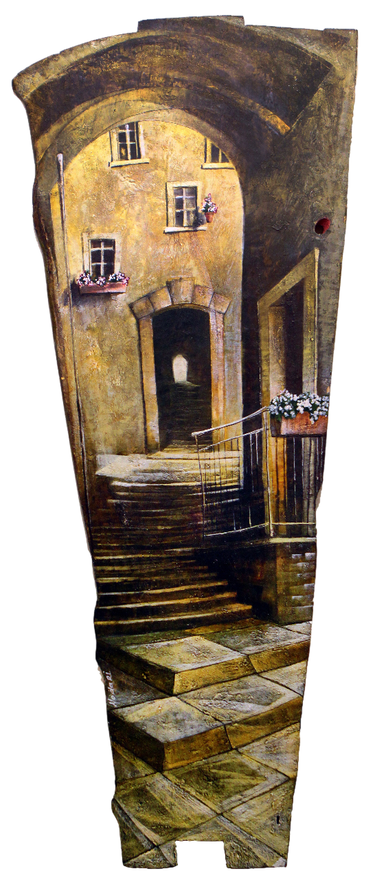 Нодар Хохобашвили (Картина, живопись - 
                  62.5 x 149 см) Миа Амелия