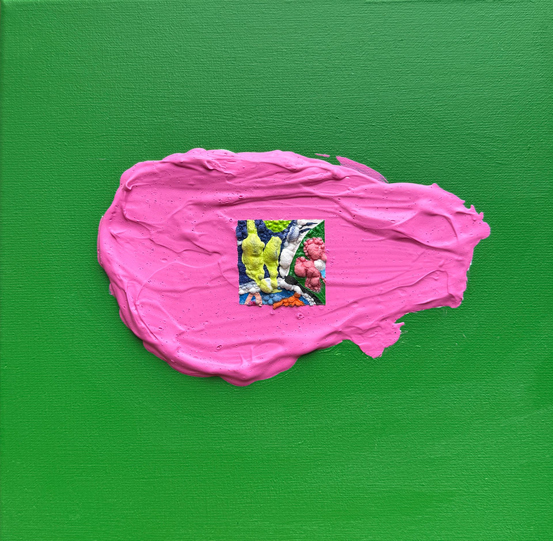 Дарья Илюхина (Картина, живопись - 
                  30 x 30 см) Цветочные абстракции. Водяные лилии