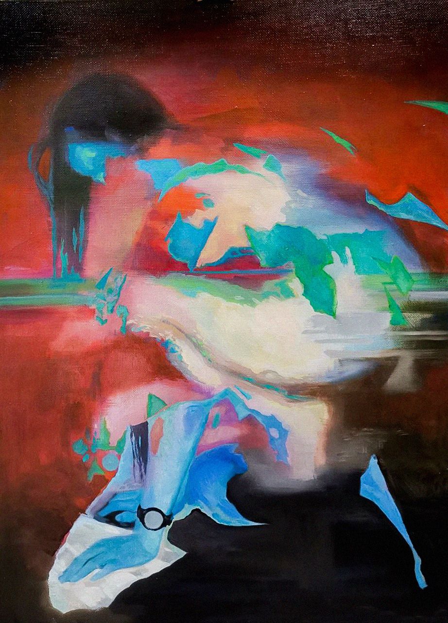 Полина Суровова (Картина, живопись - 
                  70 x 100 см) NAKED EARTH