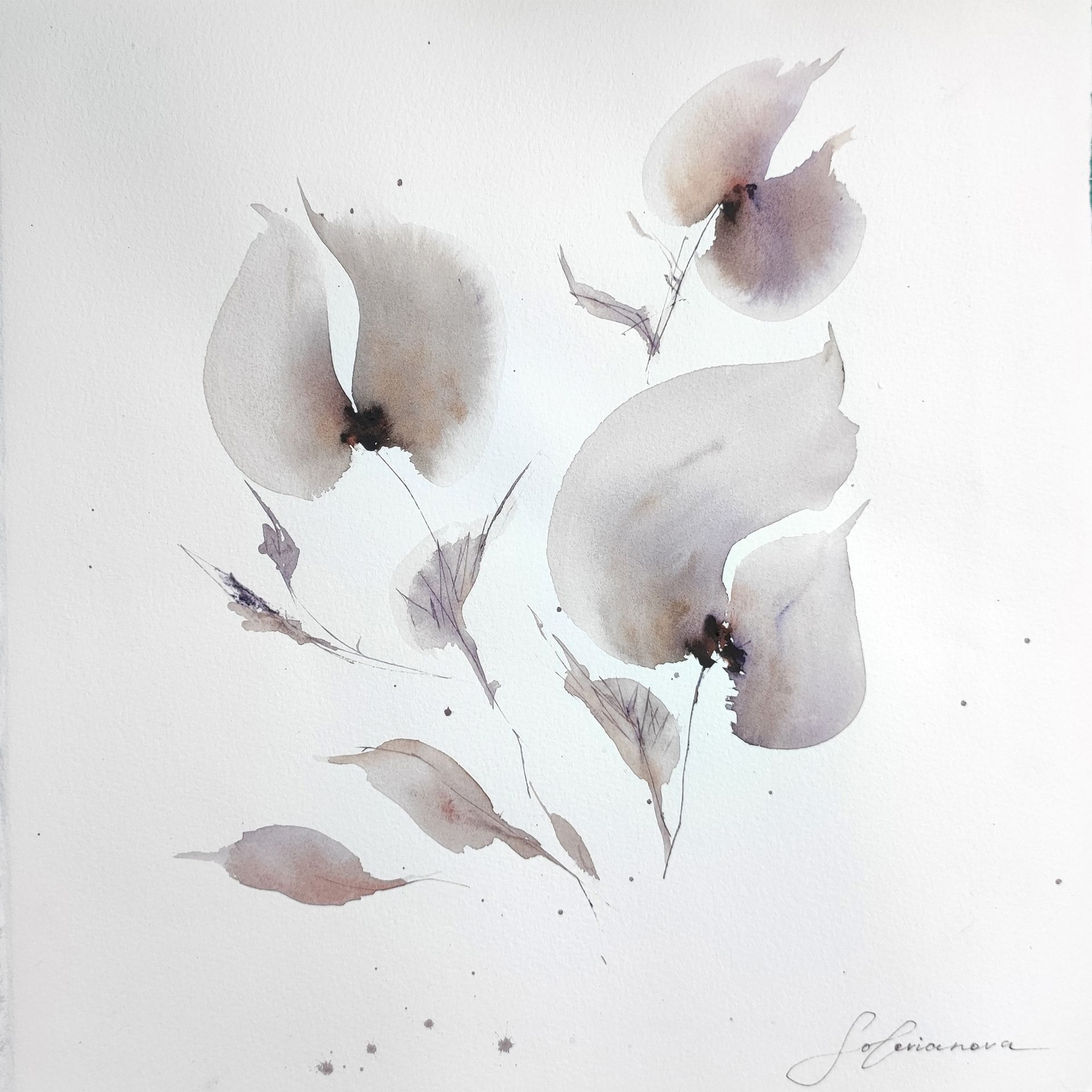 Тани Соул (Авторская графика - 
                  30 x 30 см) Рассвет