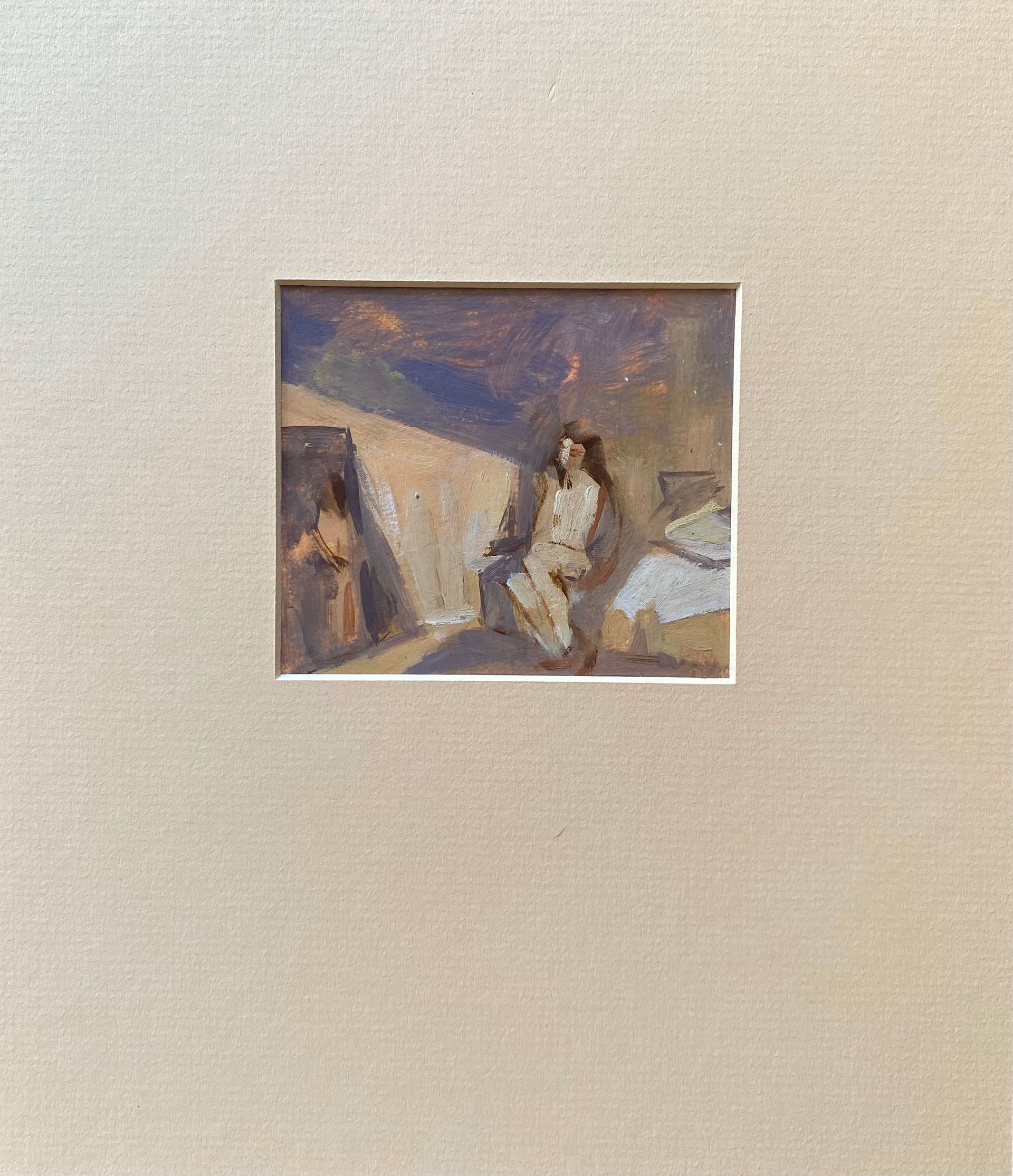 Алина Буглеева (Авторская графика - 
                  20 x 25 см) Закатные лучи в комнате