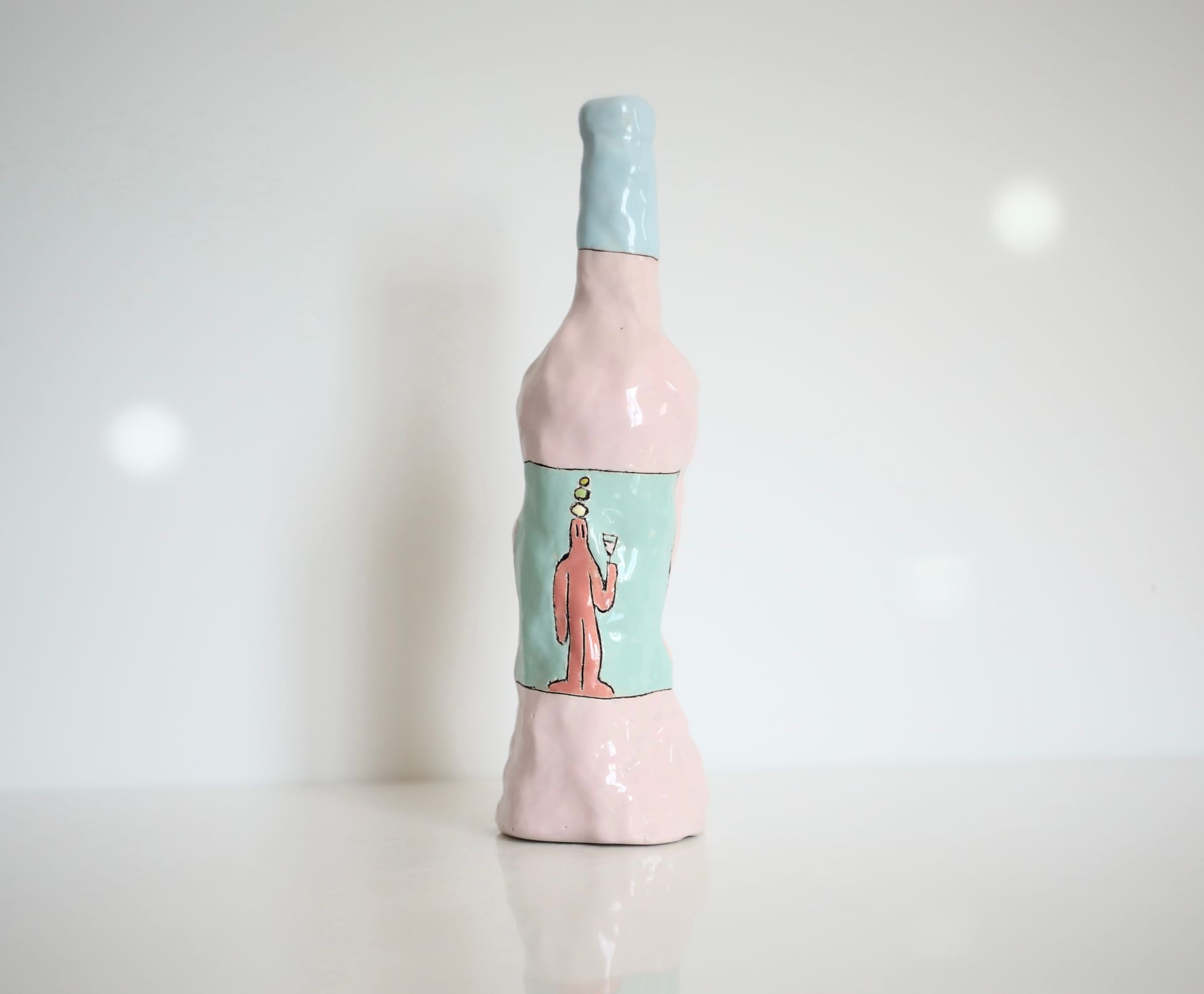 Инна Крыжановская (Объект - 
                  8 x 30 см) Розовое вино
