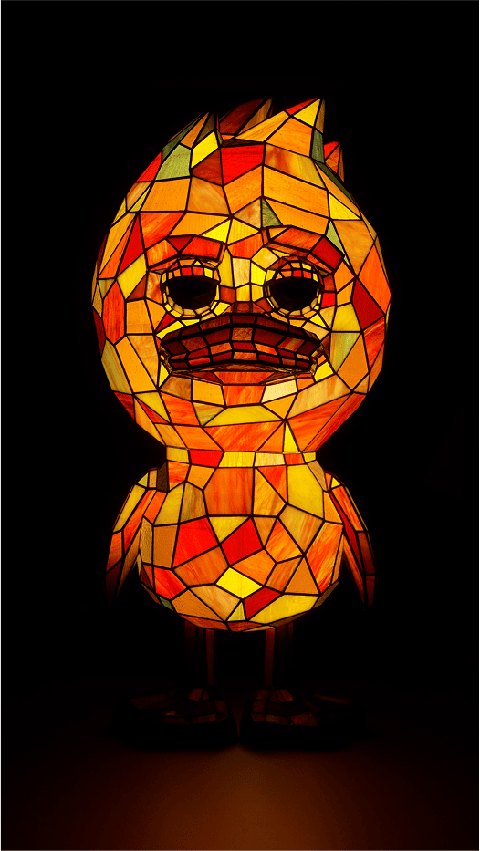 The Ugly Duck (Скульптура - 
                  42 x 90 см) THE UGLY DUCK TUD x Misha Libertee "Hot as Fire"