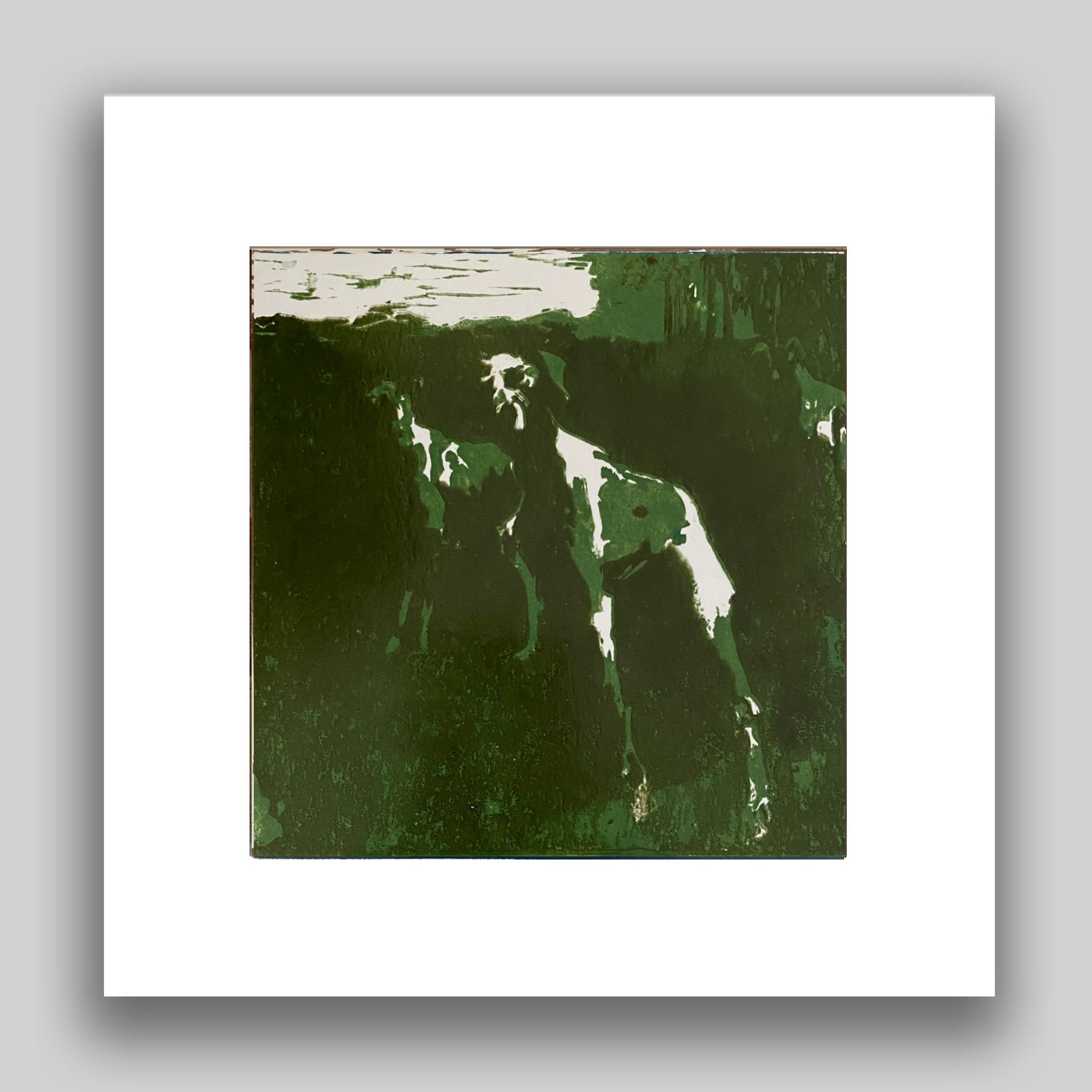 Лена Троянская (Графика печатная - 
                  30 x 30 см) Привал