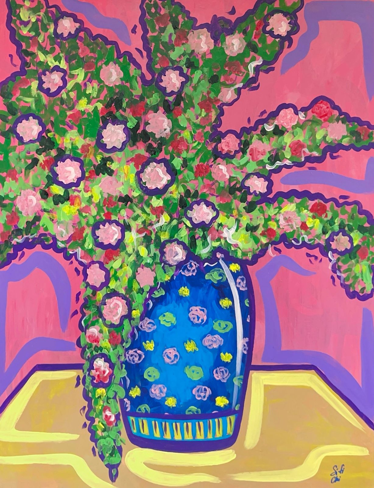 SIFI CHI (Картина, живопись - 
                  80 x 100 см) Июль VII