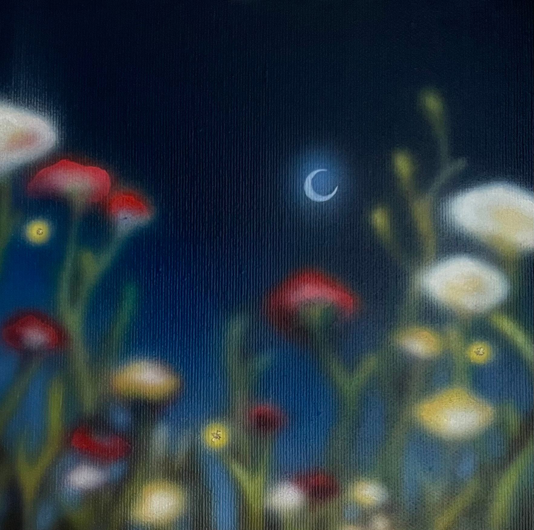 СВЕТ-ЛАНА (Картина, живопись - 
                  15 x 20 см) Ночью