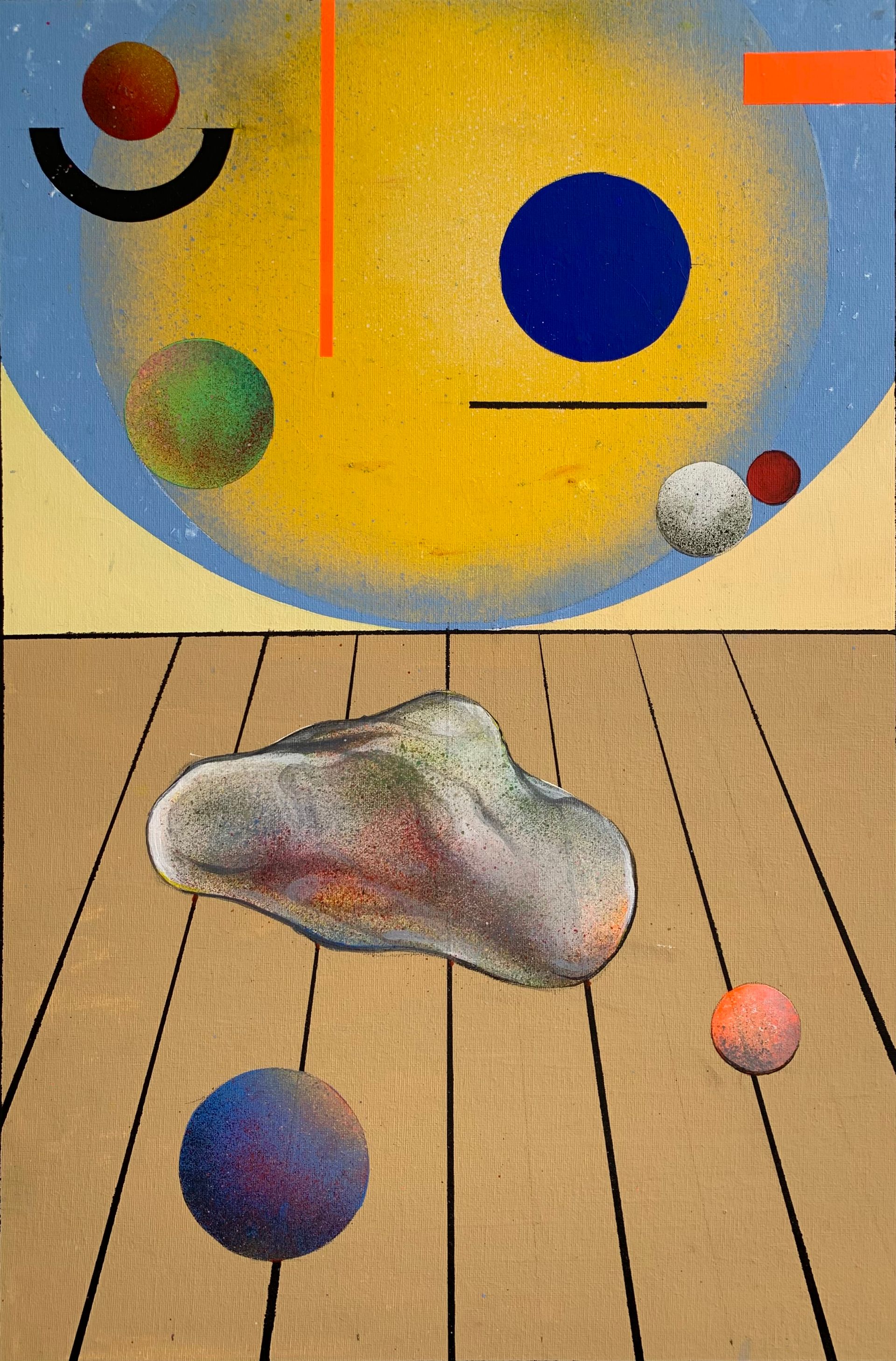 Остап Бакин (Авторская графика - 
                  49 x 60 см) Без названия