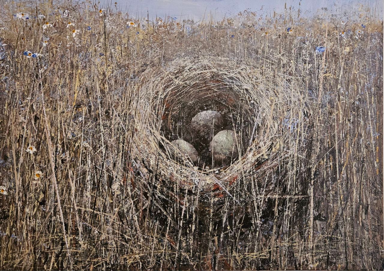 Людмила Пономарева (Картина, живопись - 
                  70 x 60 см) Находка в поле