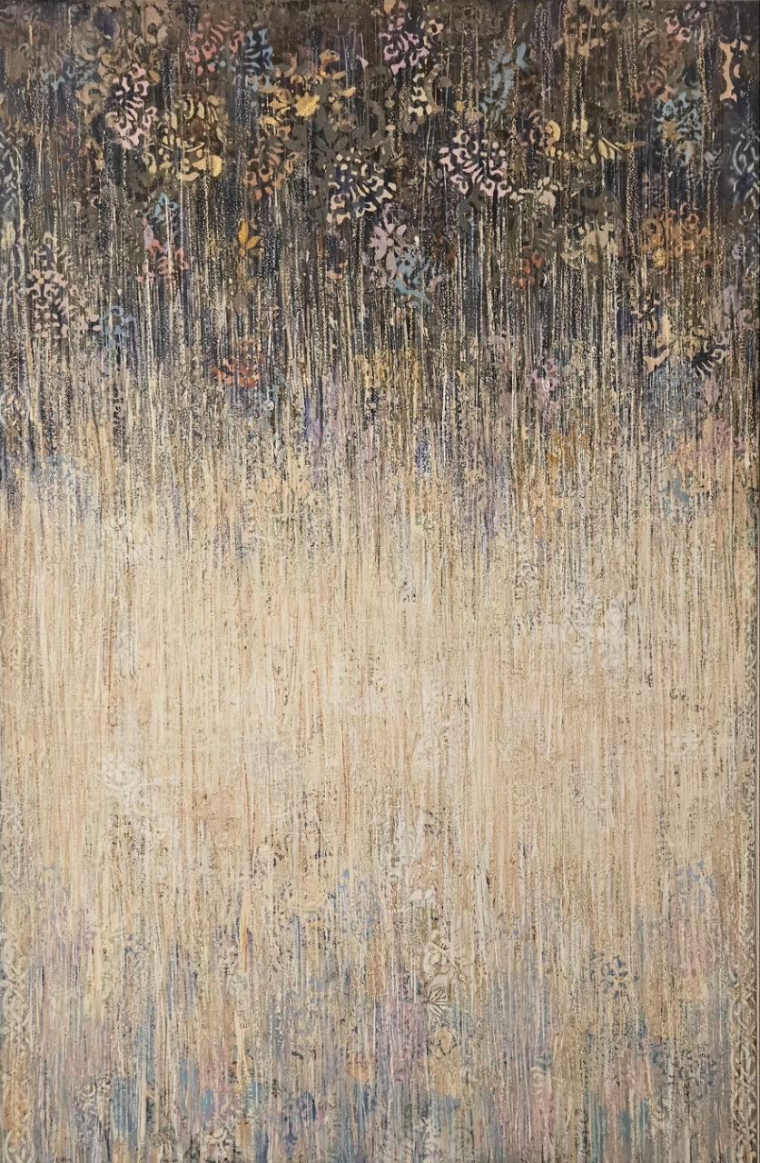 Людмила Пономарева (Картина, живопись - 
                  60 x 98 см) Фрагмент