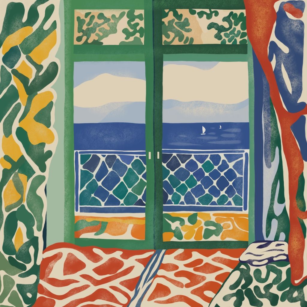 Нина Цориева (Картина, живопись - 
                  70 x 70 см) Марокко