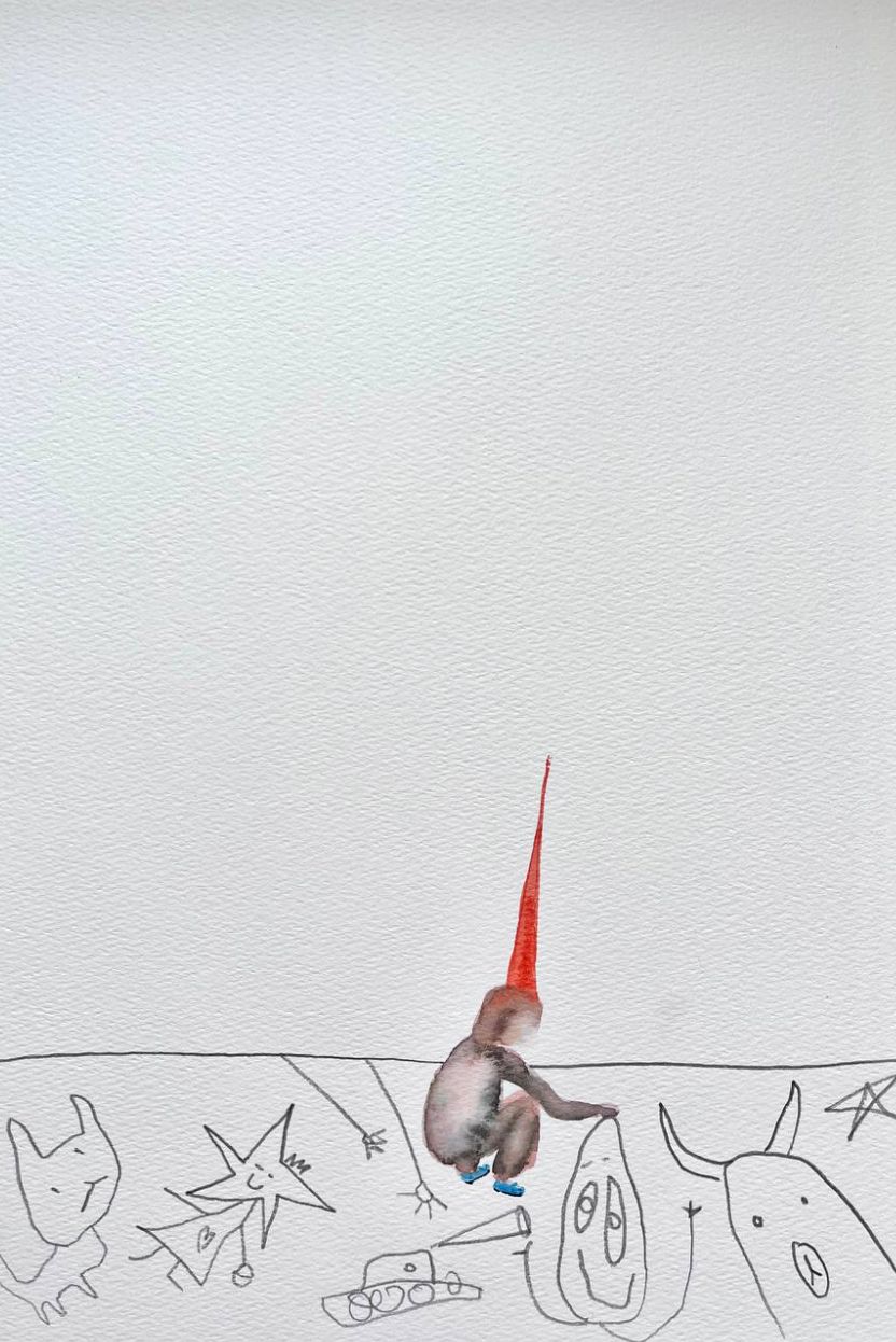 Лина Кордюченко (Авторская графика - 
                  30 x 40 см) Рисунок