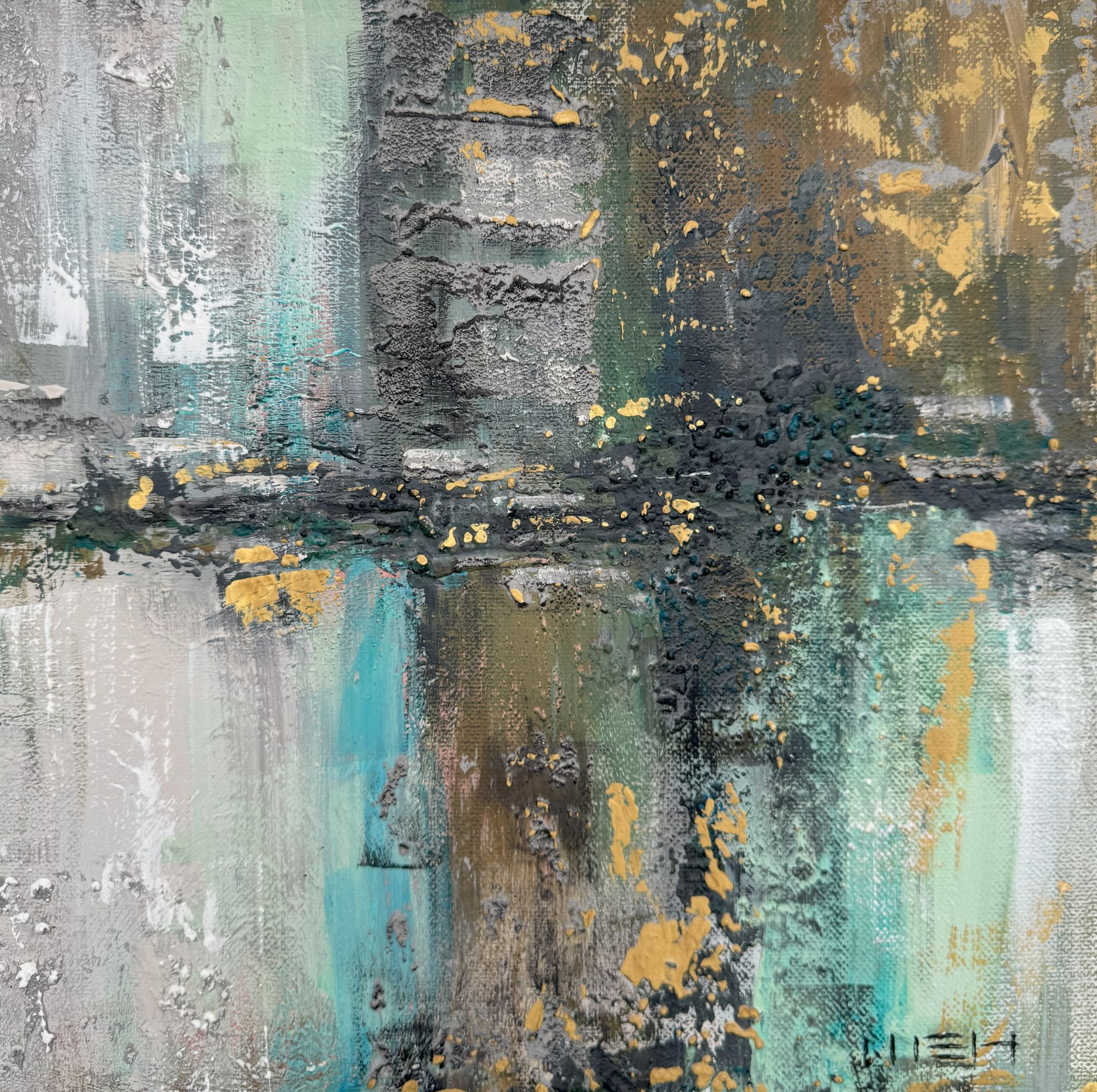 Алёна Шамайко (Картина, живопись - 
                  30 x 30 см) Отражения