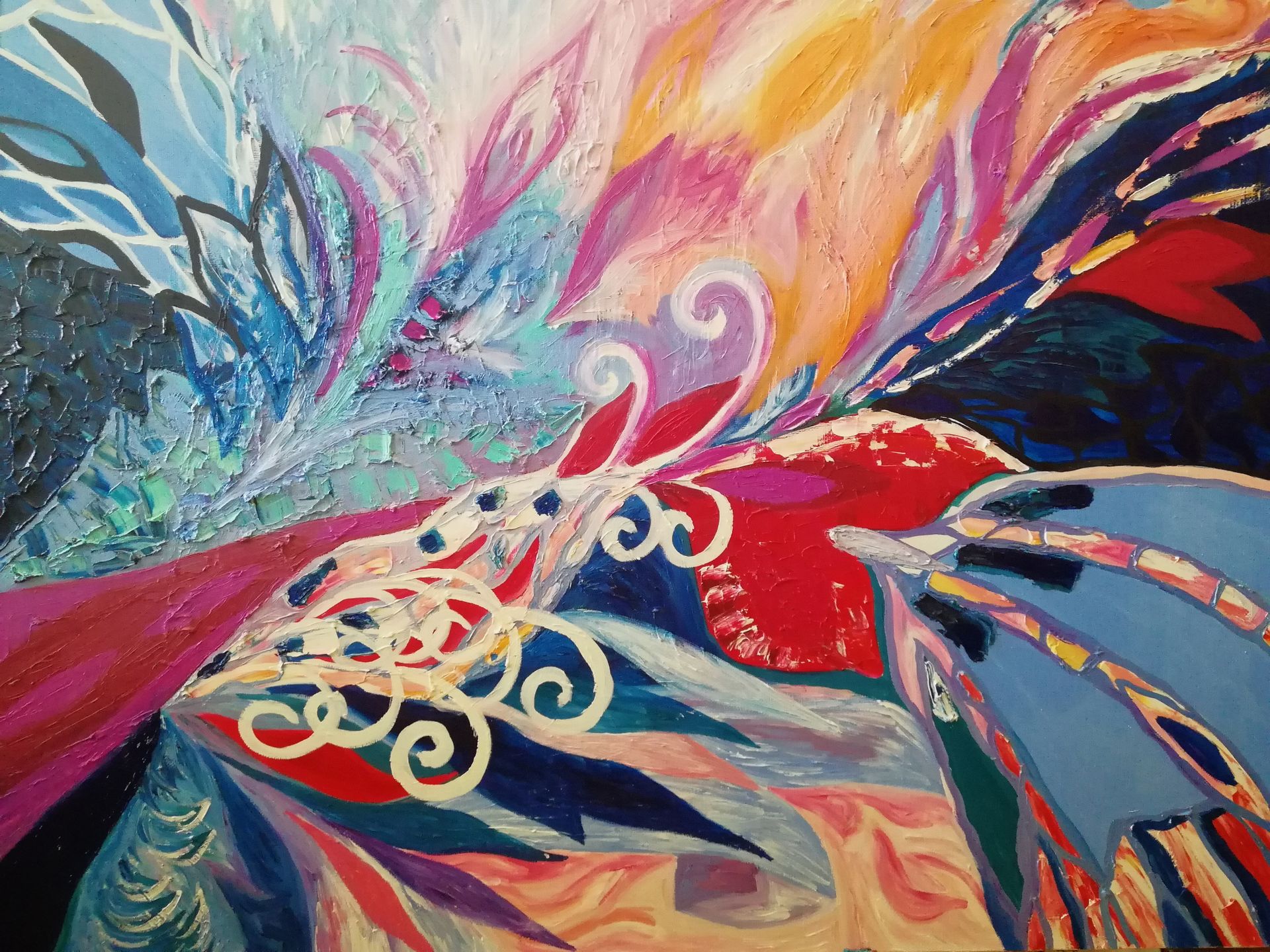 Ирина Шумская (Картина, живопись - 
                  100 x 80 см) Тропические мечты