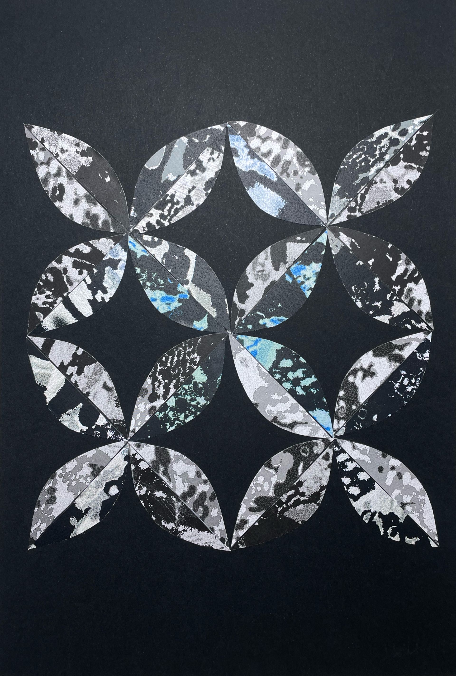 Виктория Никулочкина (Коллаж / ассамбляж - 
                  21 x 30 см) Цветение