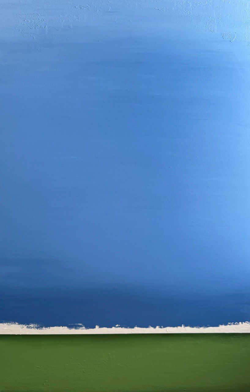 Валентина Егорова (Картина, живопись - 
                  100 x 150 см) Я слышу тишину
